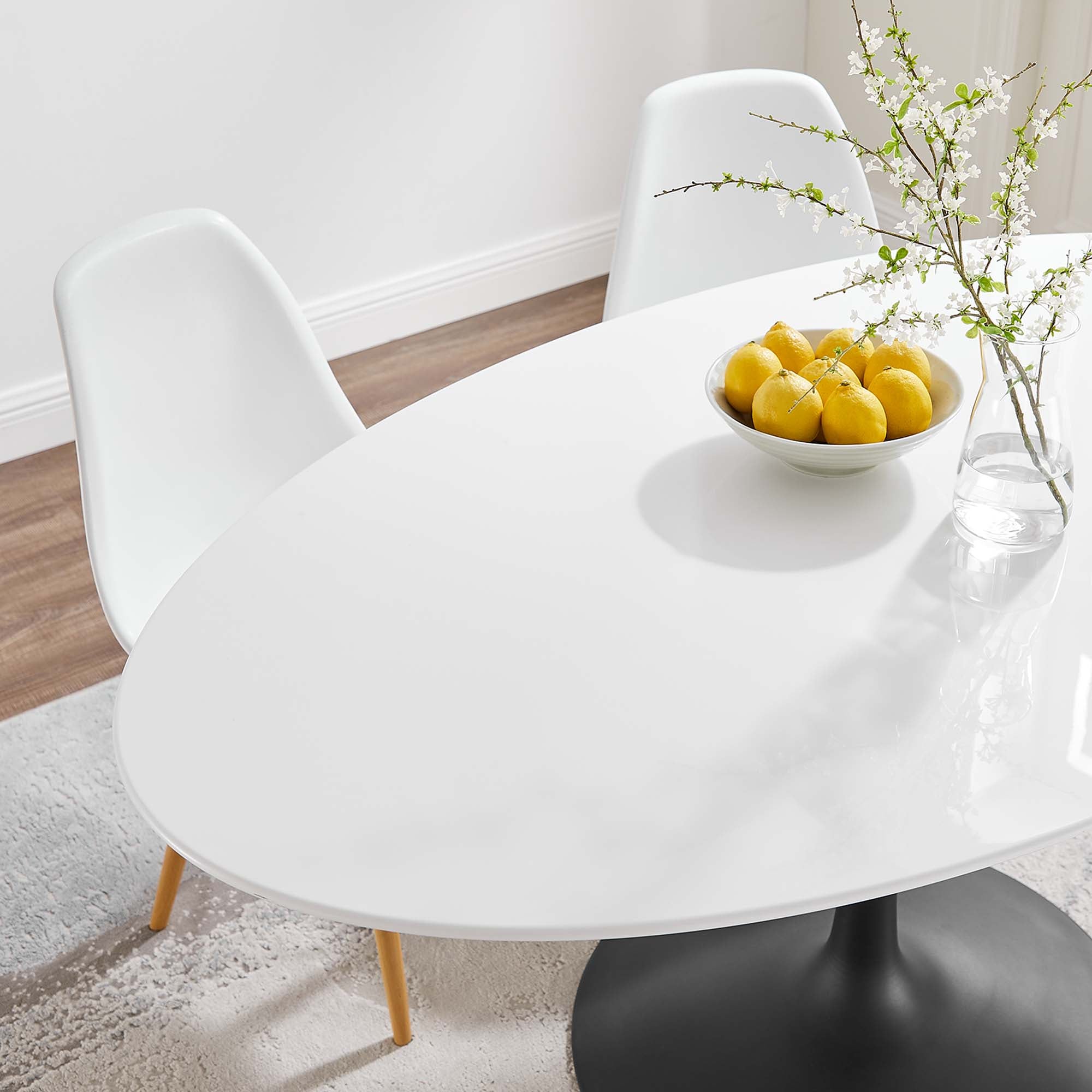 Modway Lippa 60" Oval Wood Dining Table