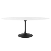 Modway Lippa 78" Oval Wood Dining Table