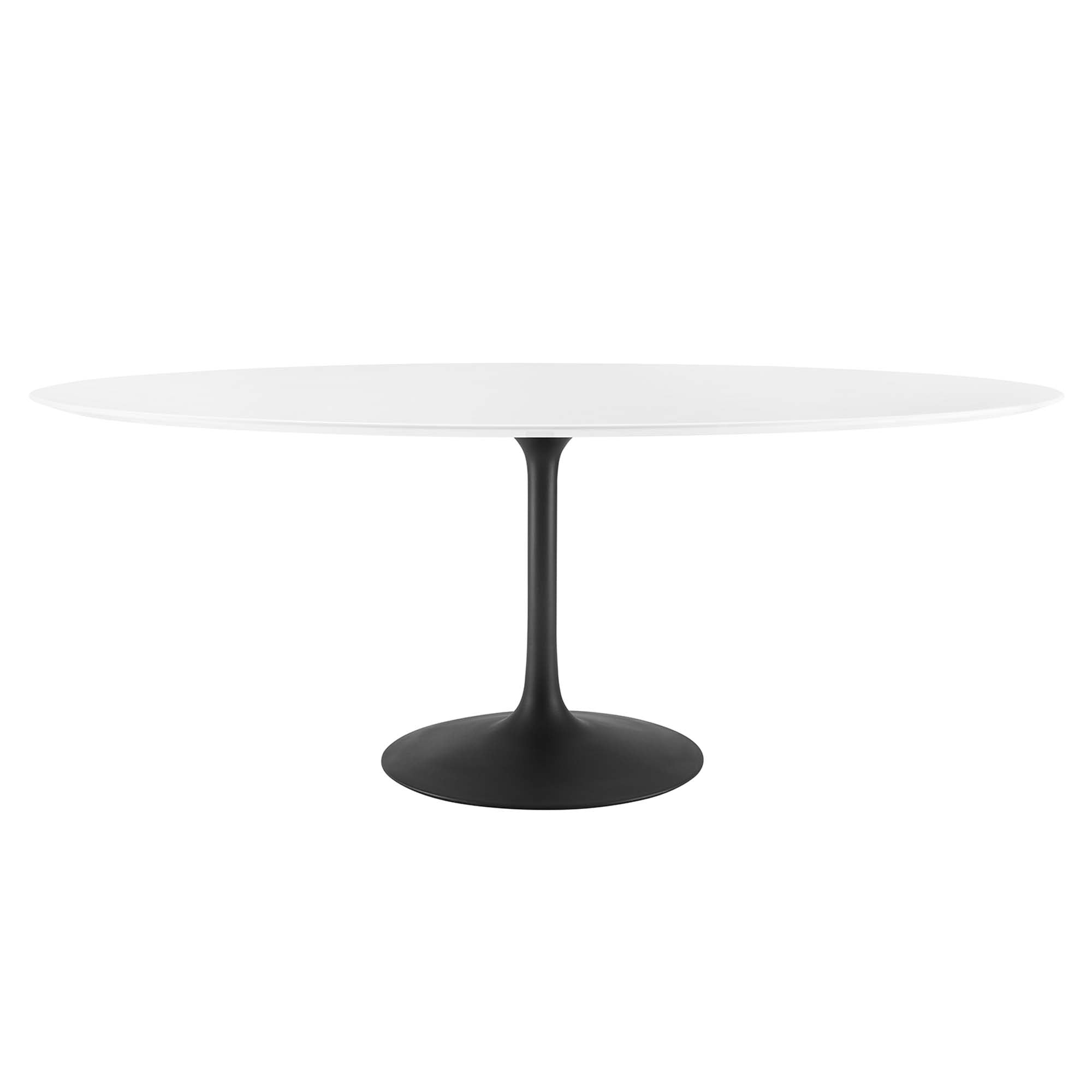 Modway Lippa 78" Oval Wood Dining Table