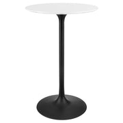 Modway Lippa 28" Round Wood Bar Table
