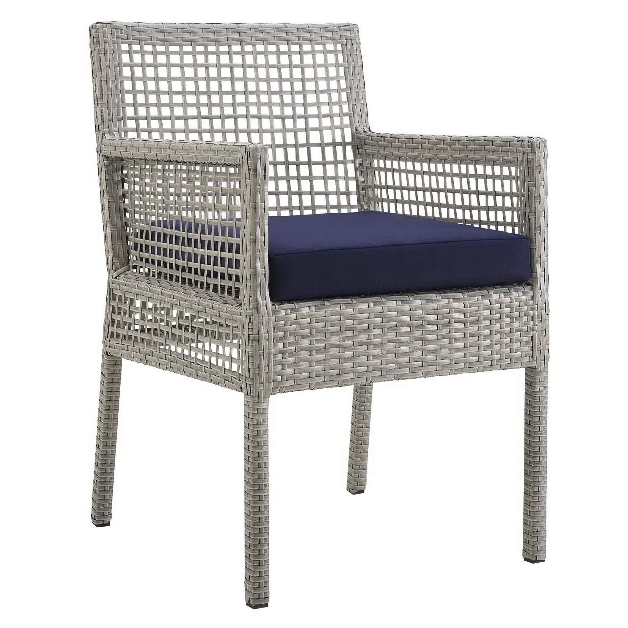 Modway Aura 7 Piece Outdoor Patio Wicker Rattan Set