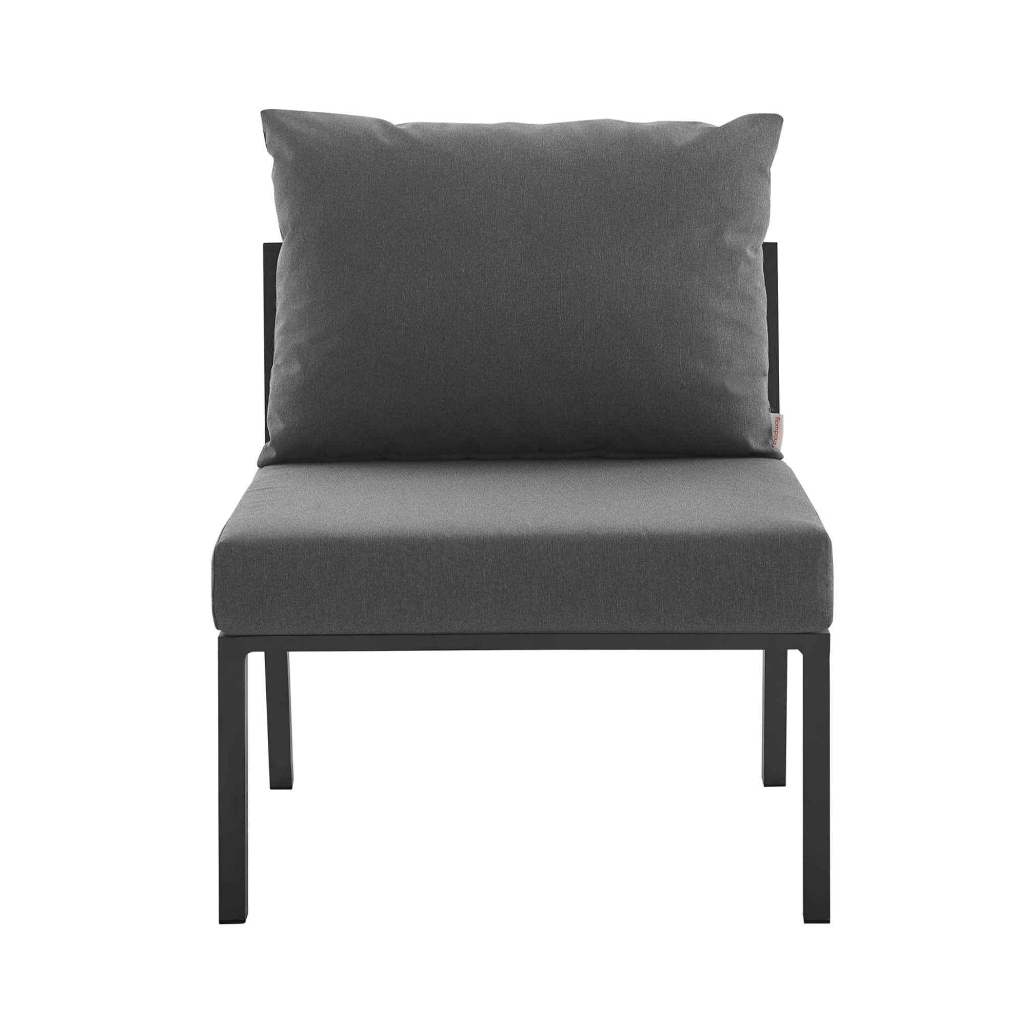 Modway Riverside Outdoor Patio Aluminum Armless Chair