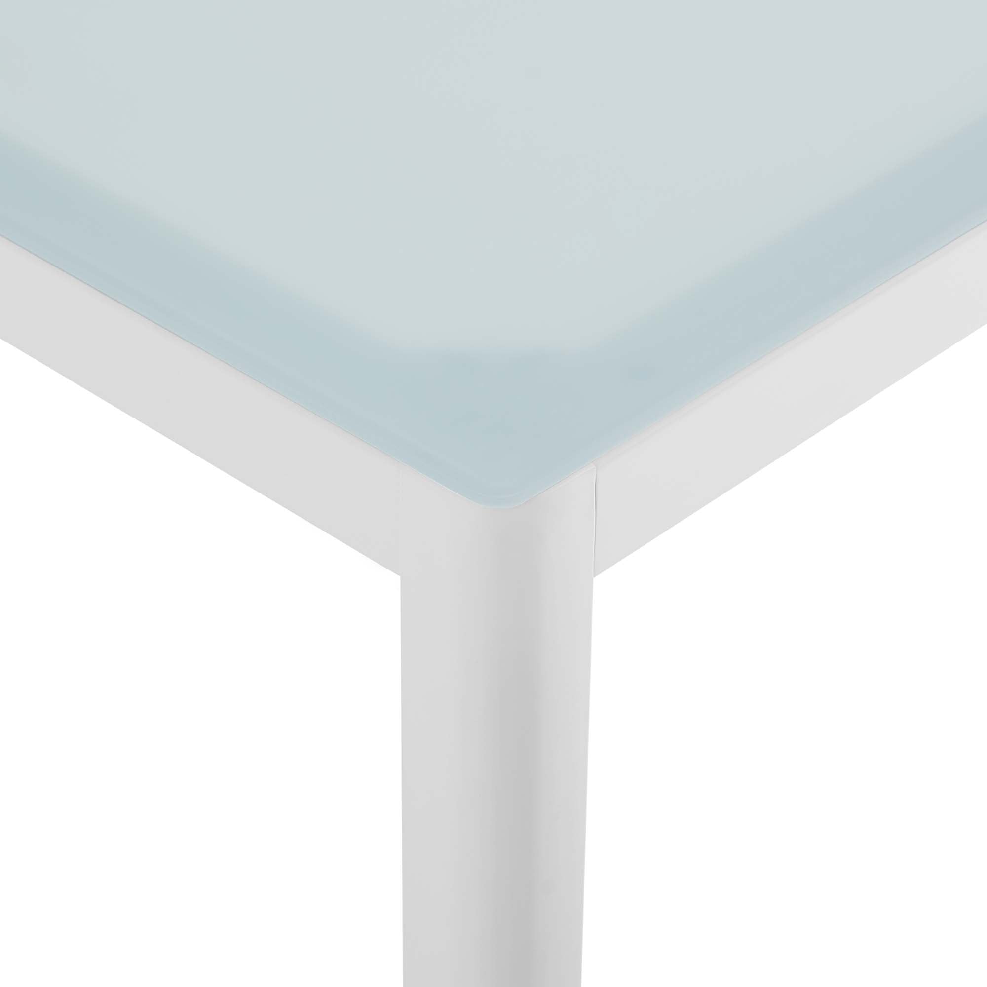 Modway Raleigh 59" Outdoor Patio Aluminum Dining Table