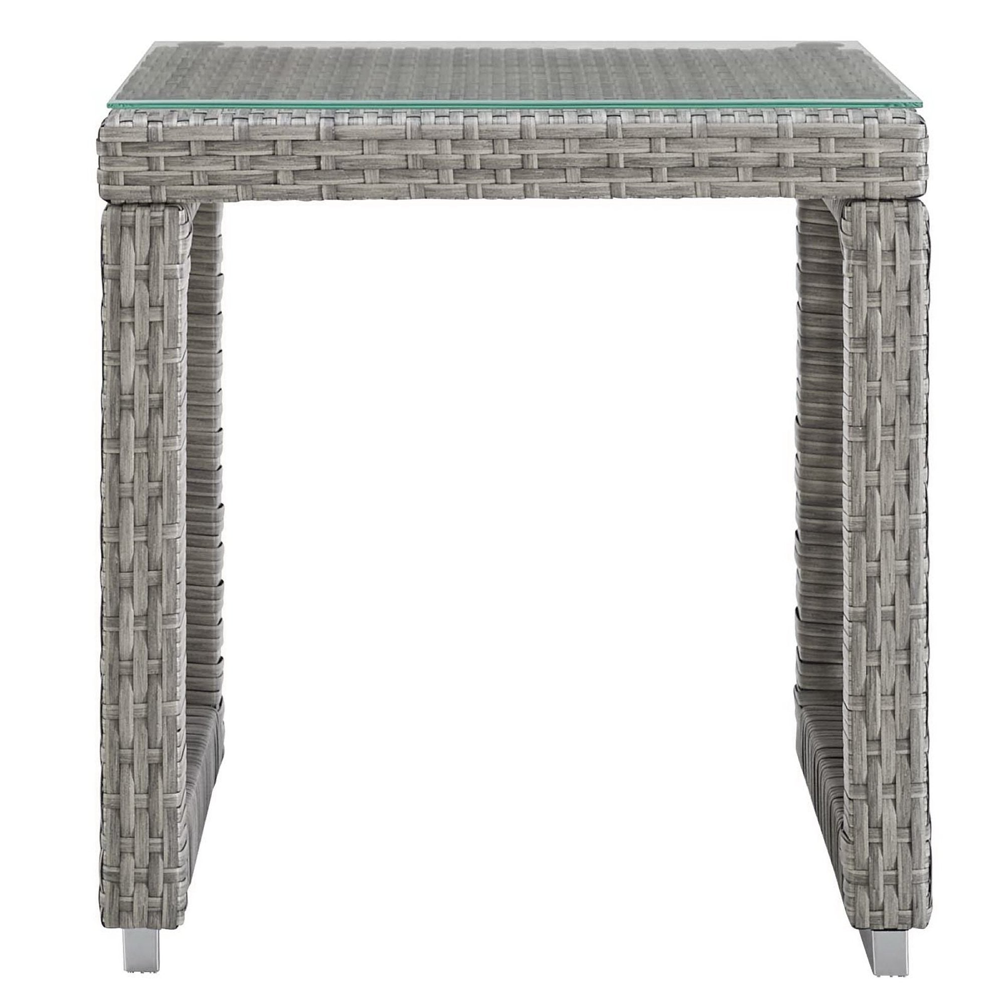 Modway Aura 3 Piece Outdoor Patio Wicker Rattan Set