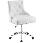 Modway Regent Tufted Button Swivel Faux Leather Office Chair
