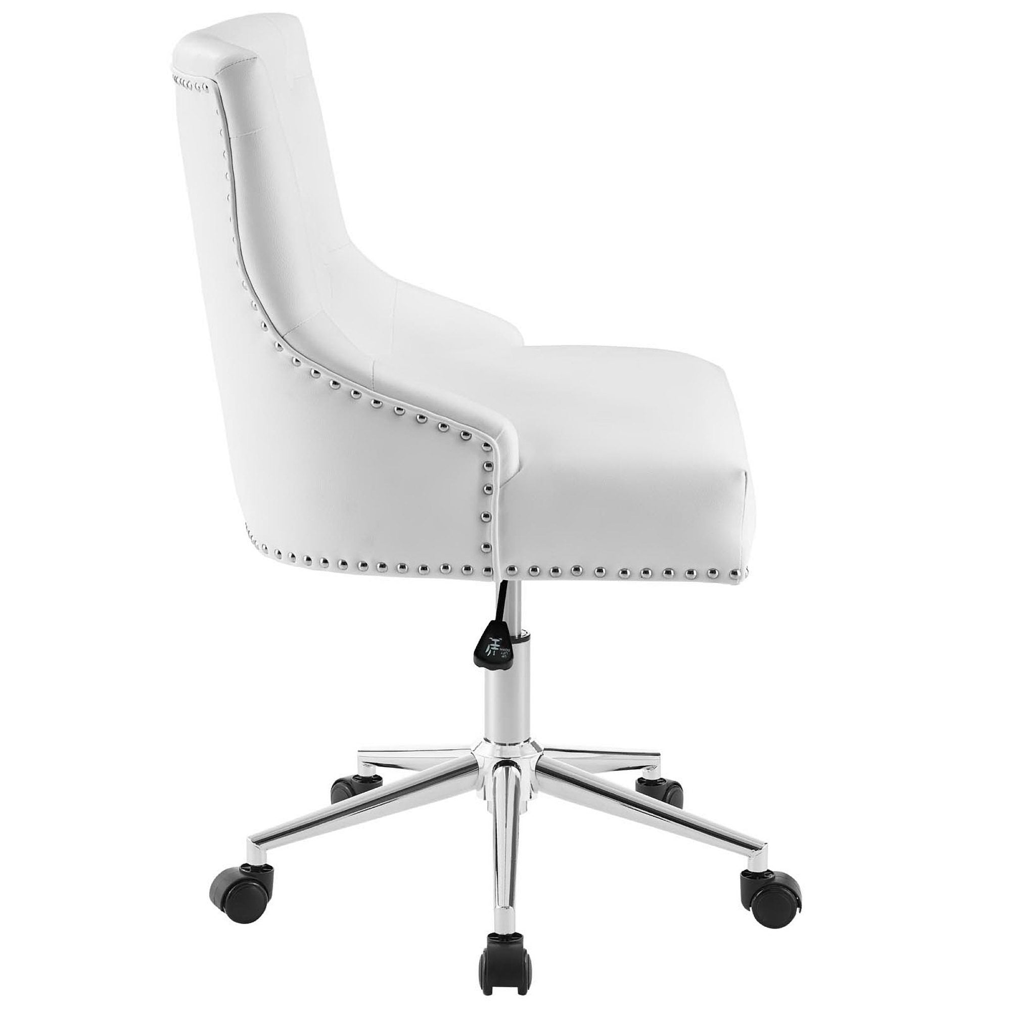 Modway Regent Tufted Button Swivel Faux Leather Office Chair