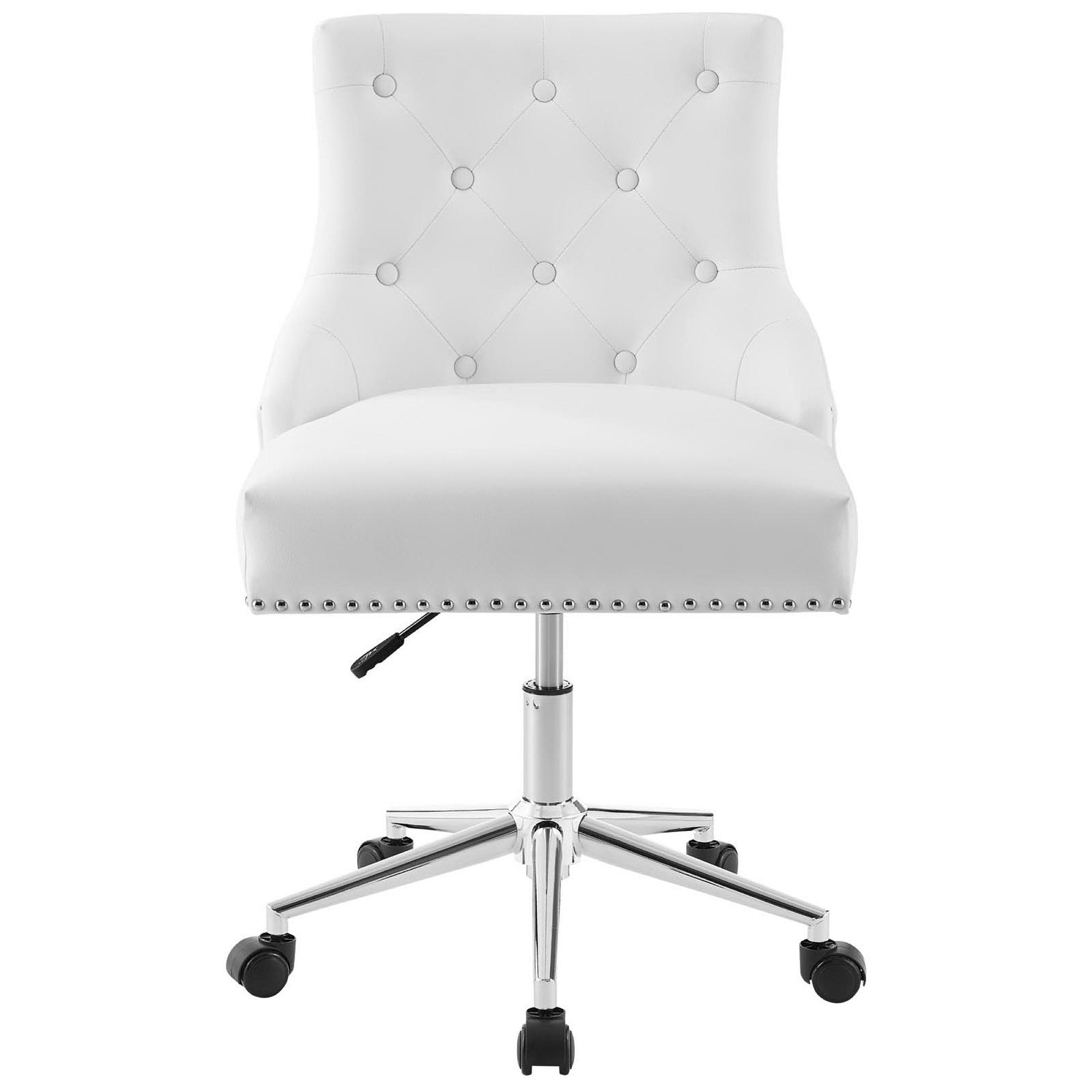 Modway Regent Tufted Button Swivel Faux Leather Office Chair