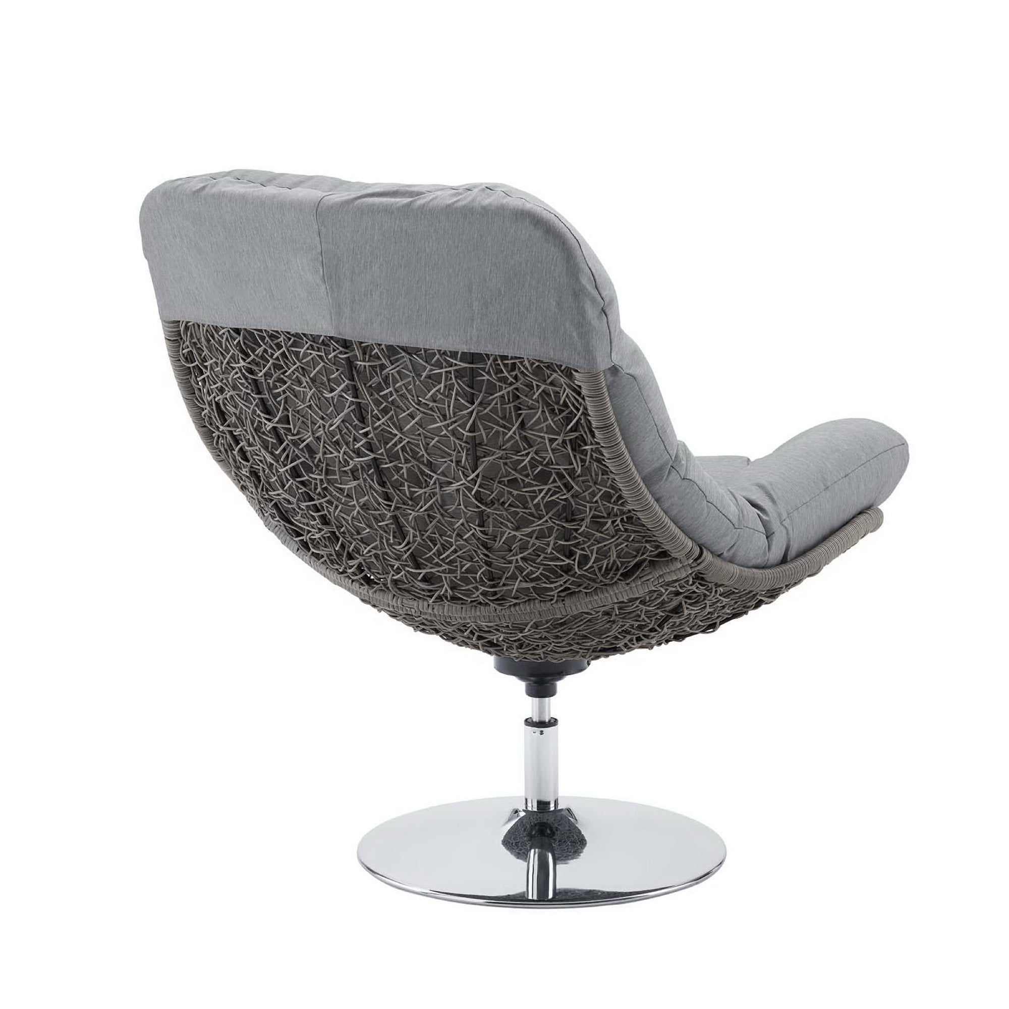 Modway Brighton Wicker Rattan Outdoor Patio Swivel Lounge Chair