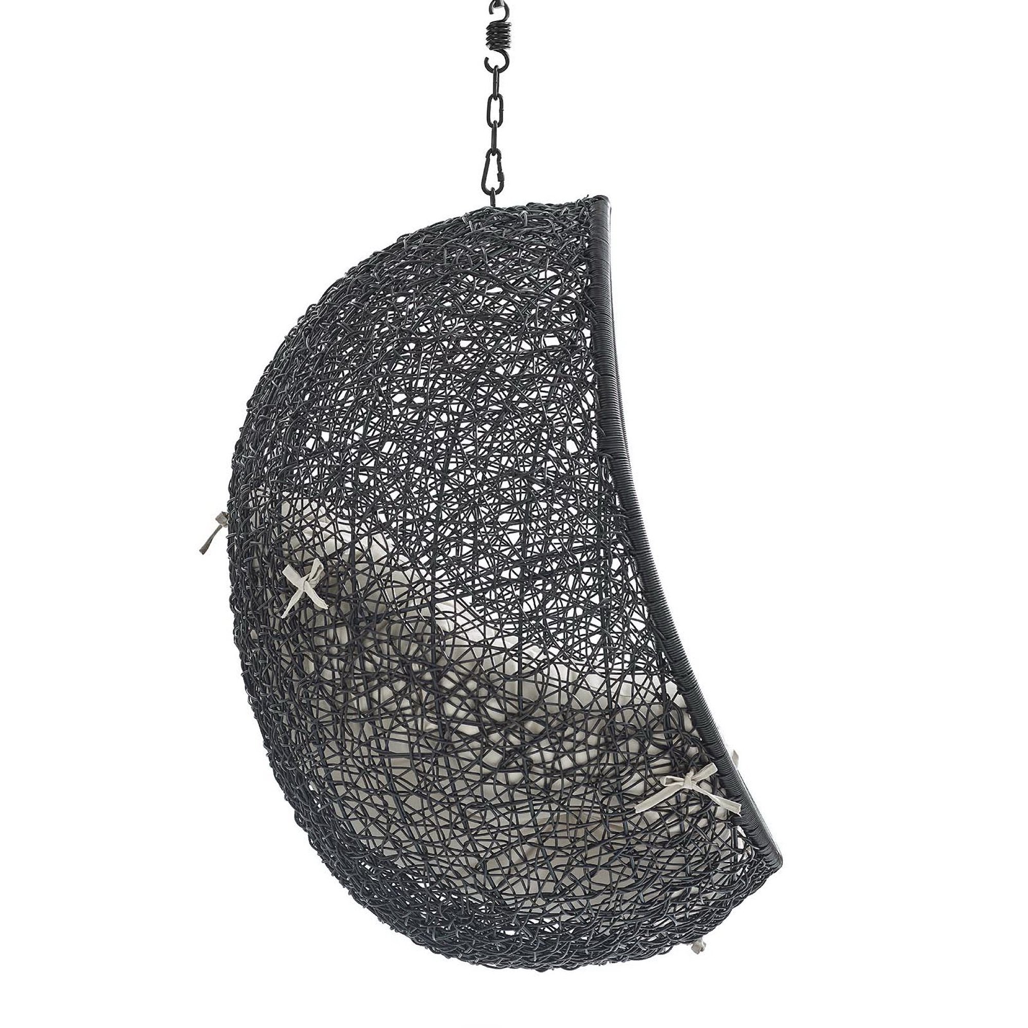Modway Encase Sunbrella® Fabric Swing Outdoor Patio Lounge Chair Without Stand