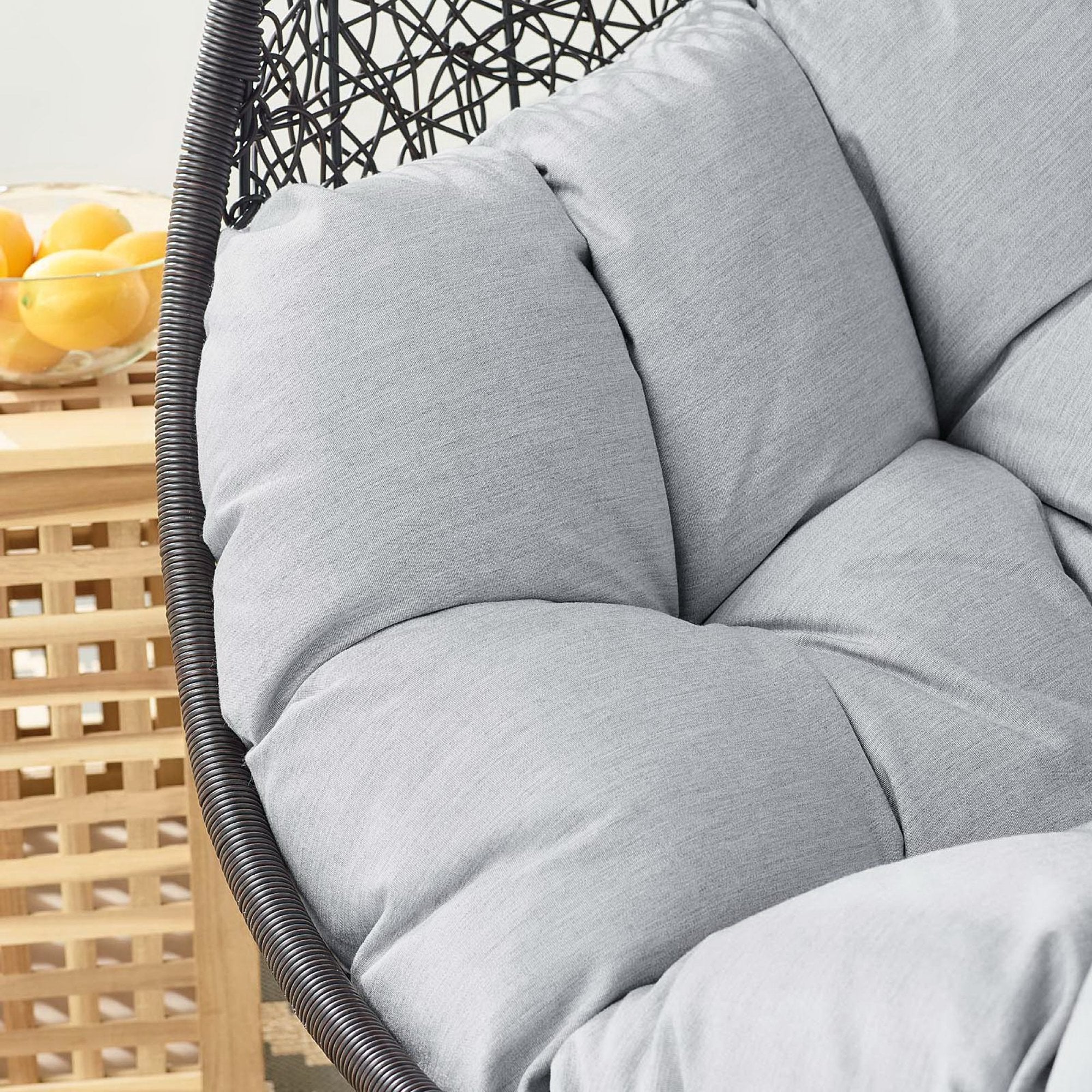 Modway Encase Sunbrella® Fabric Swing Outdoor Patio Lounge Chair Without Stand