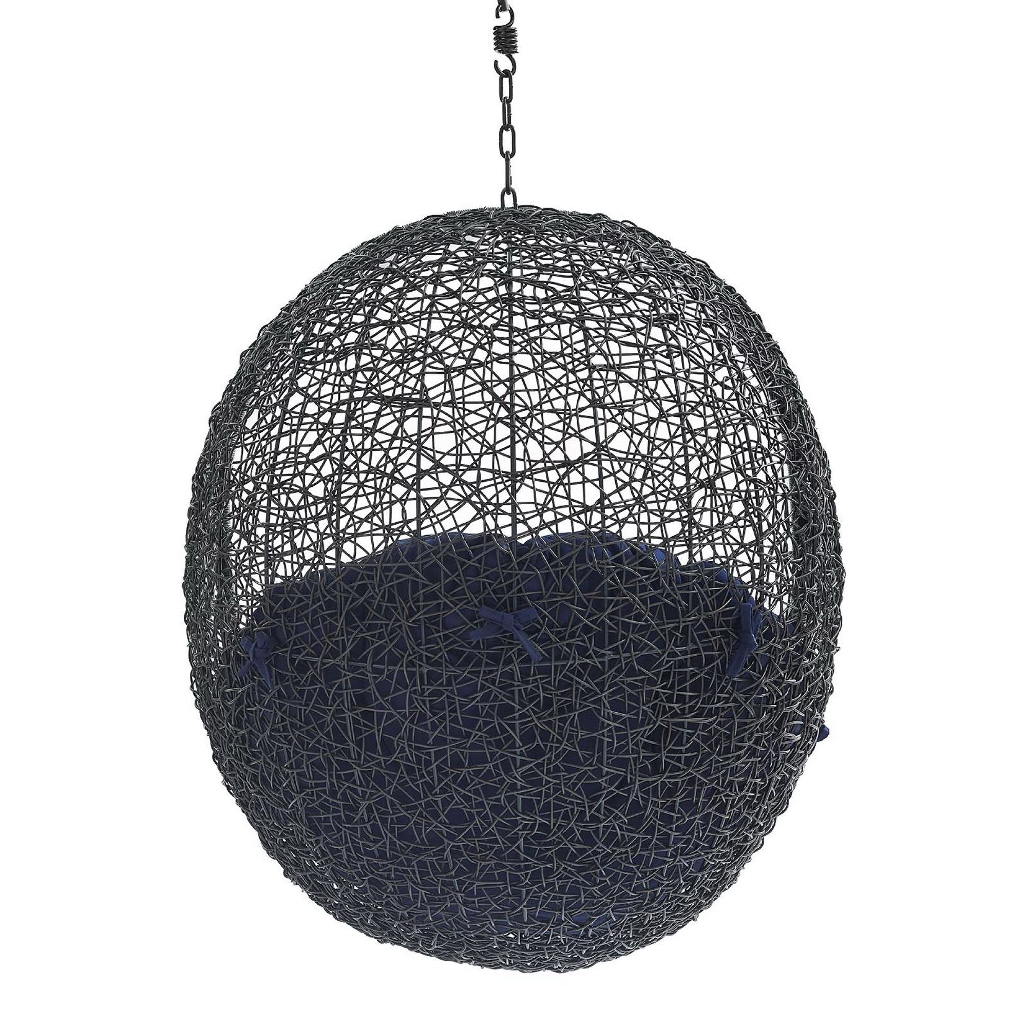 Modway Encase Sunbrella® Fabric Swing Outdoor Patio Lounge Chair Without Stand