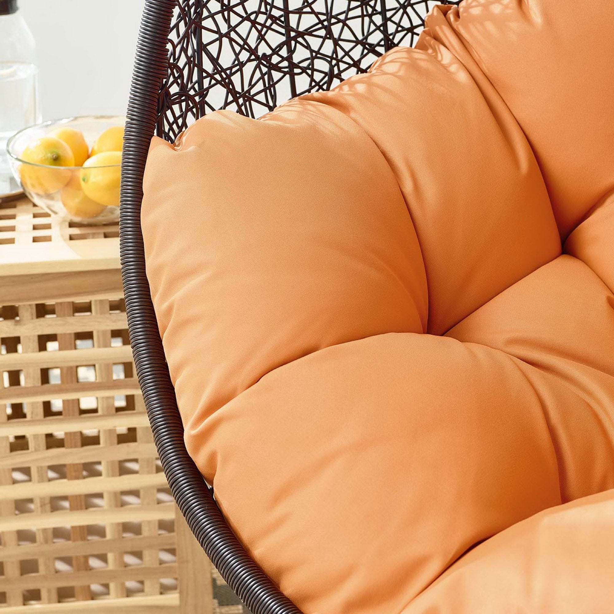 Modway Encase Swing Outdoor Patio Lounge Chair Without Stand