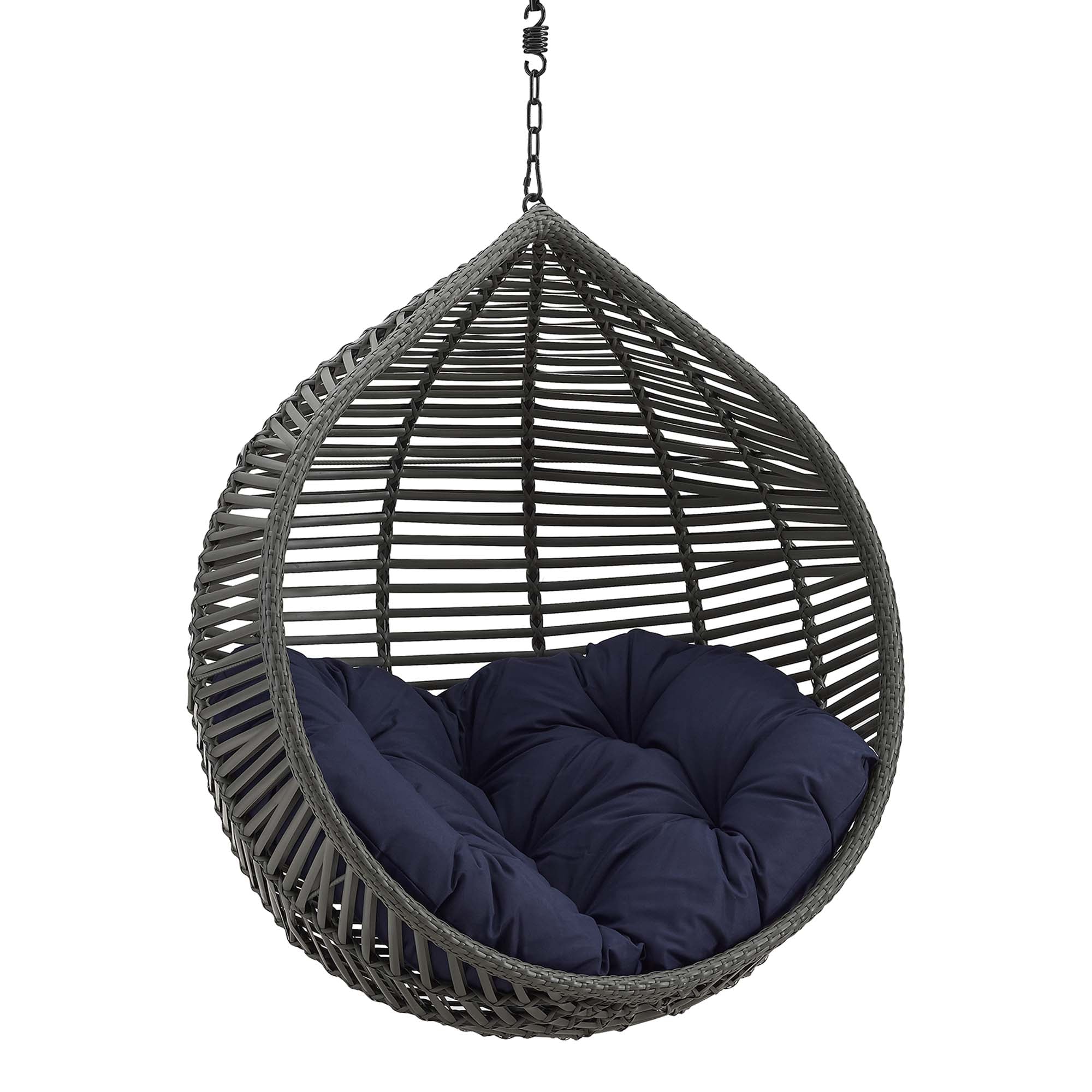 Modway Garner Teardrop Outdoor Patio Swing Chair Without Stand