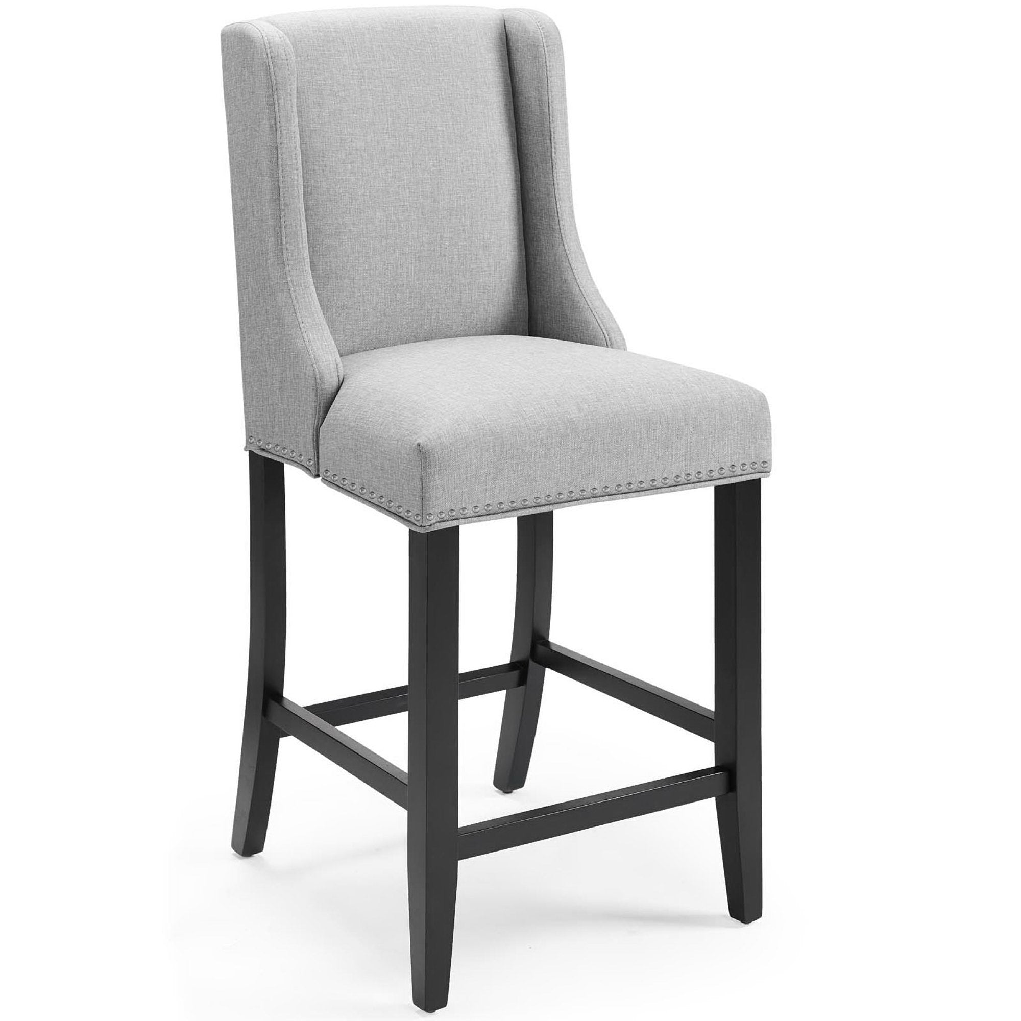 Modway Baron Upholstered Fabric Counter Stool