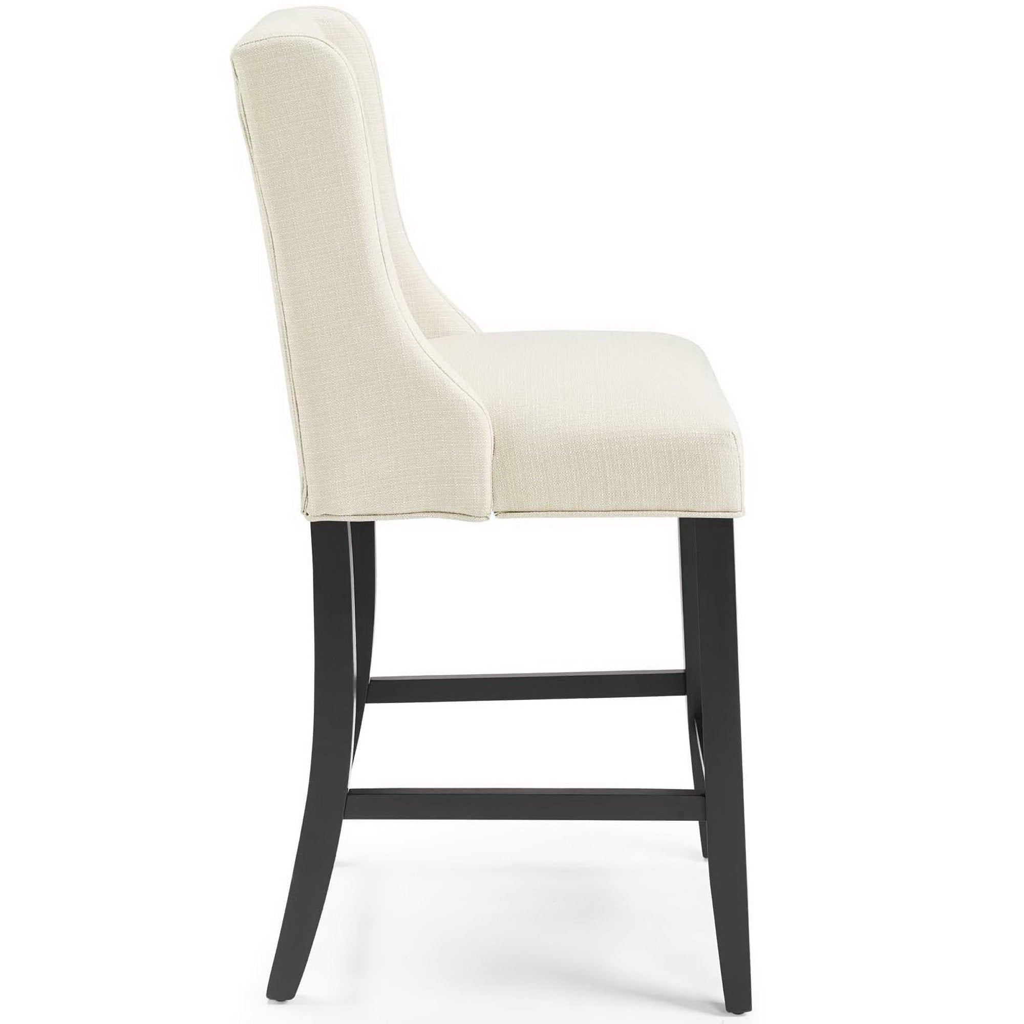 Modway Baronet Tufted Button Upholstered Fabric Counter Stool