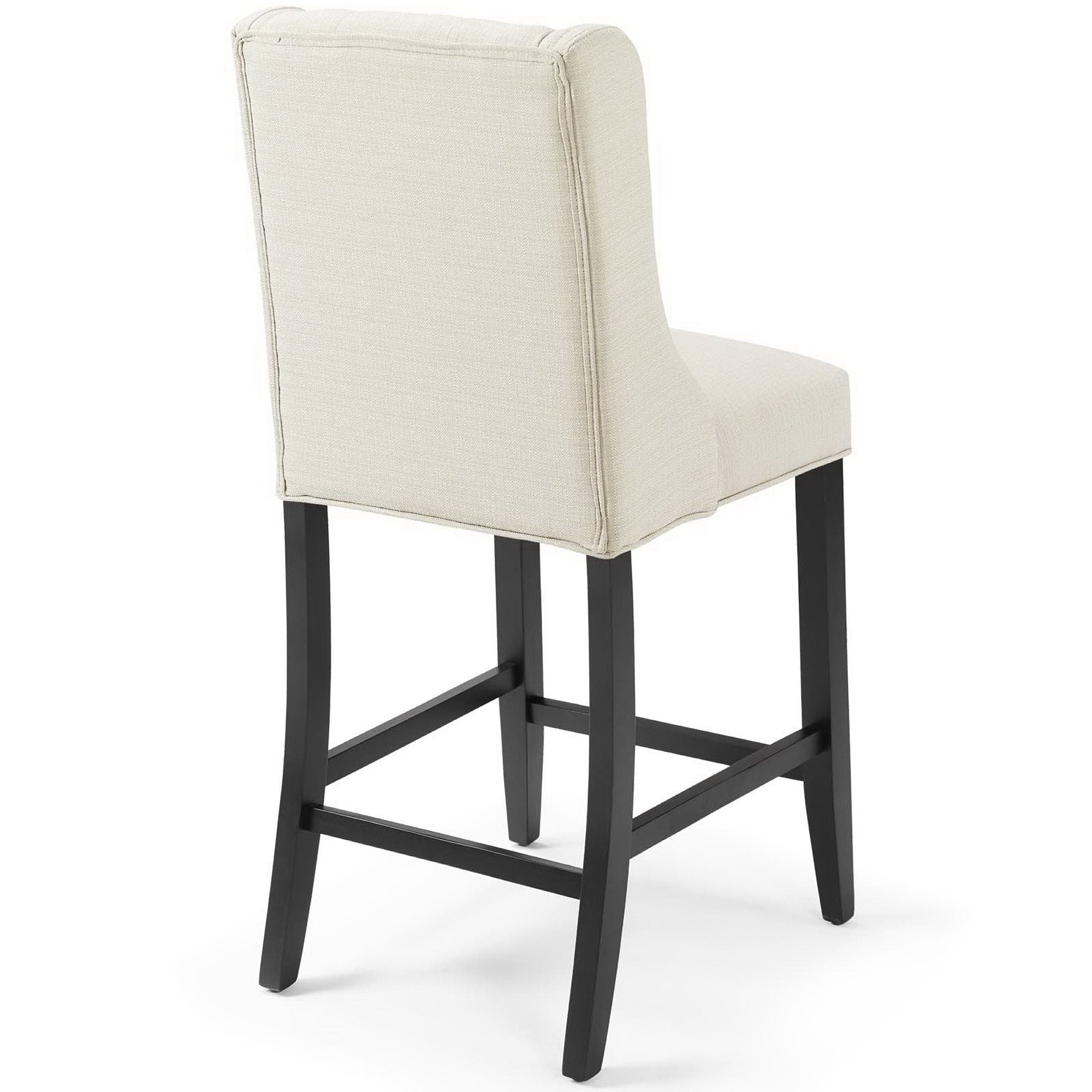 Modway Baronet Tufted Button Upholstered Fabric Counter Stool