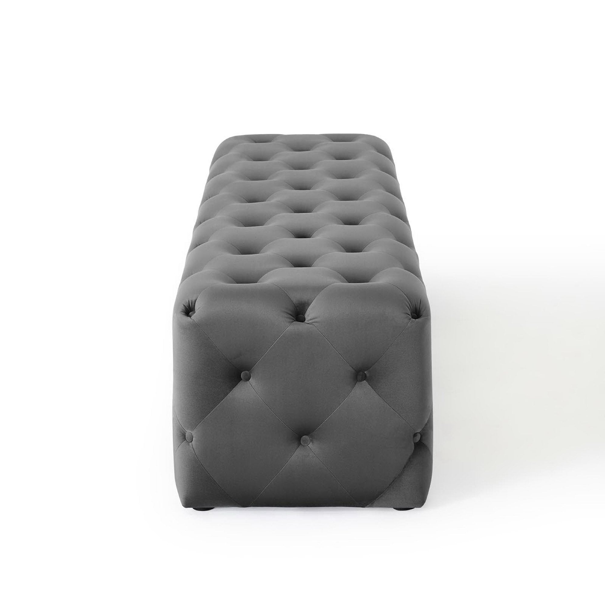 Modway Amour 72" Tufted Button Entryway Performance Velvet Bench