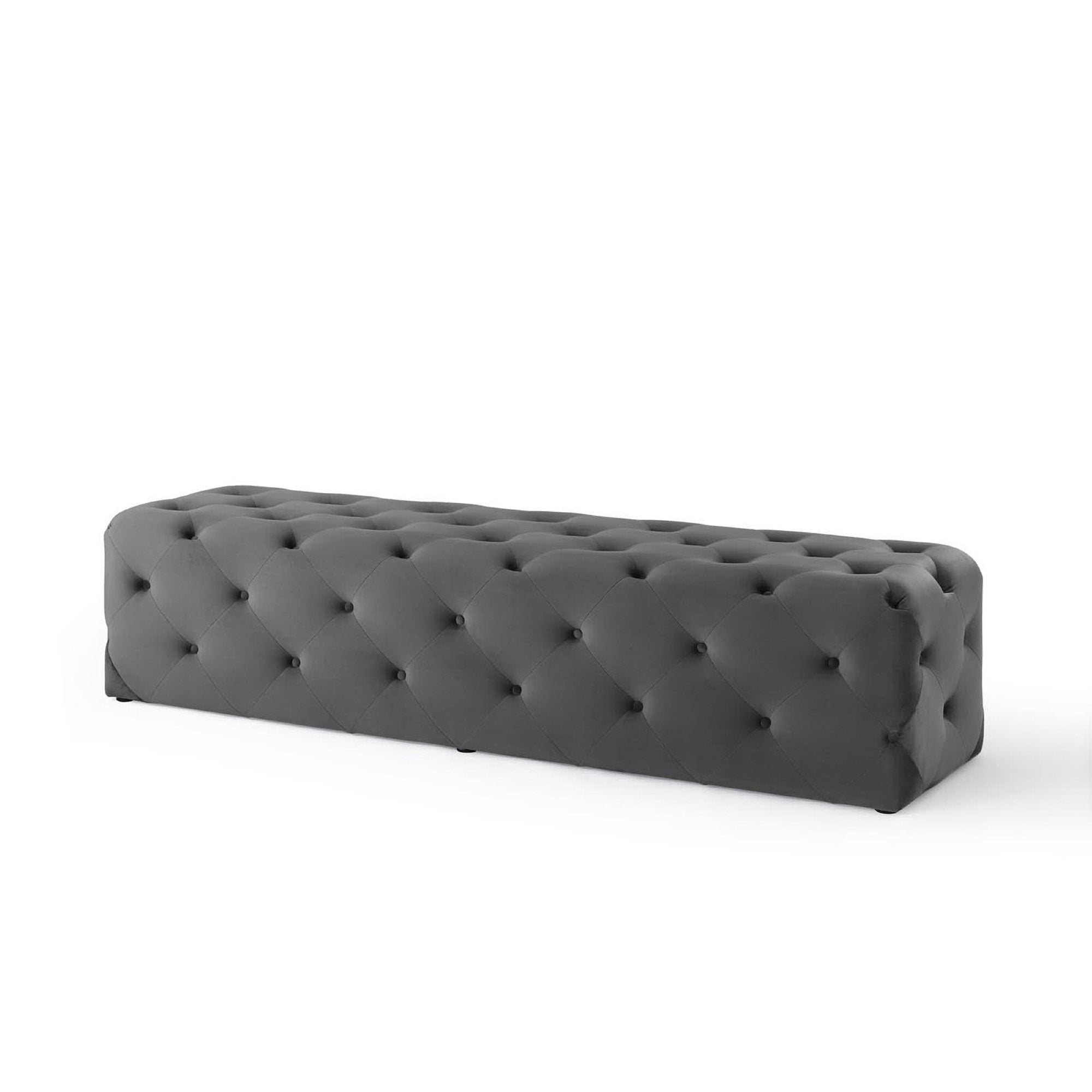 Modway Amour 72" Tufted Button Entryway Performance Velvet Bench