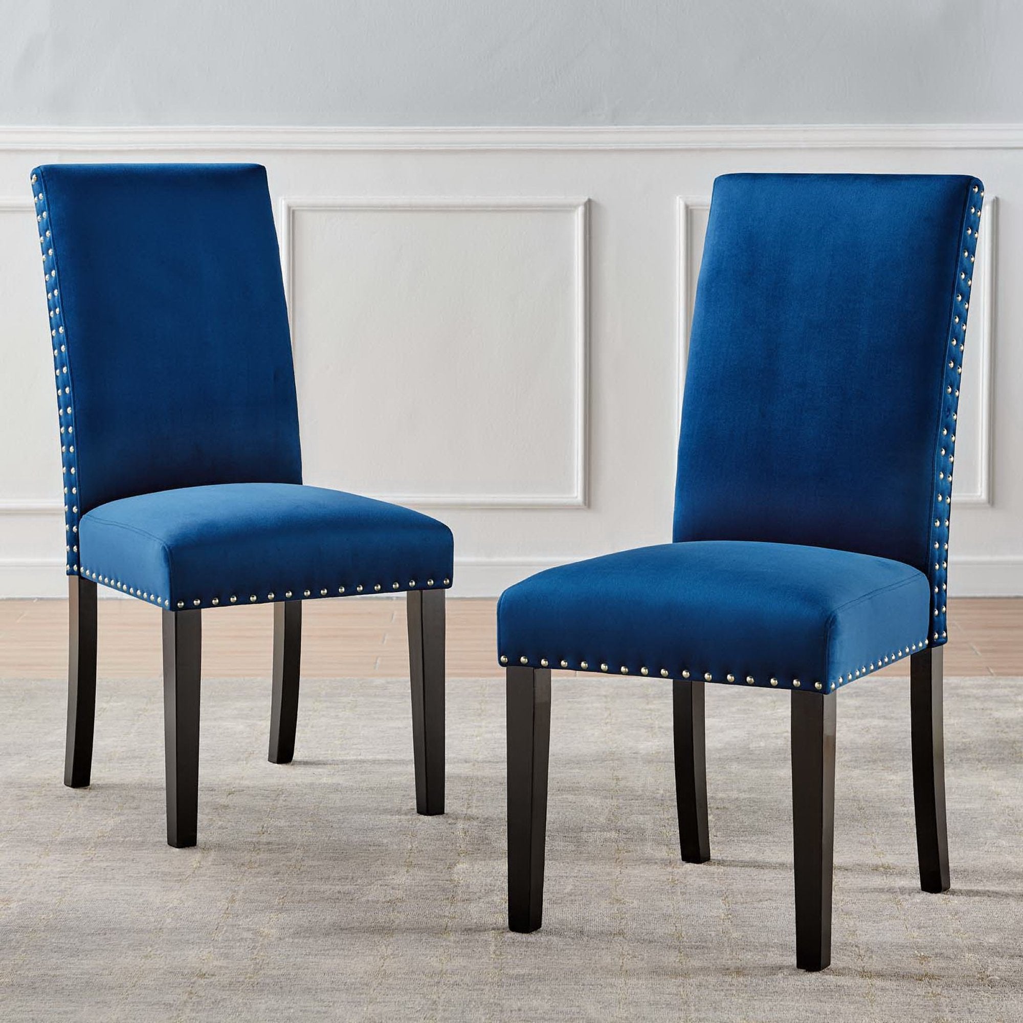 Modway Parcel Performance Velvet Dining Side Chairs Set of 2