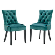 Modway Regent Tufted Performance Velvet Dining Side Chairs Set of 2