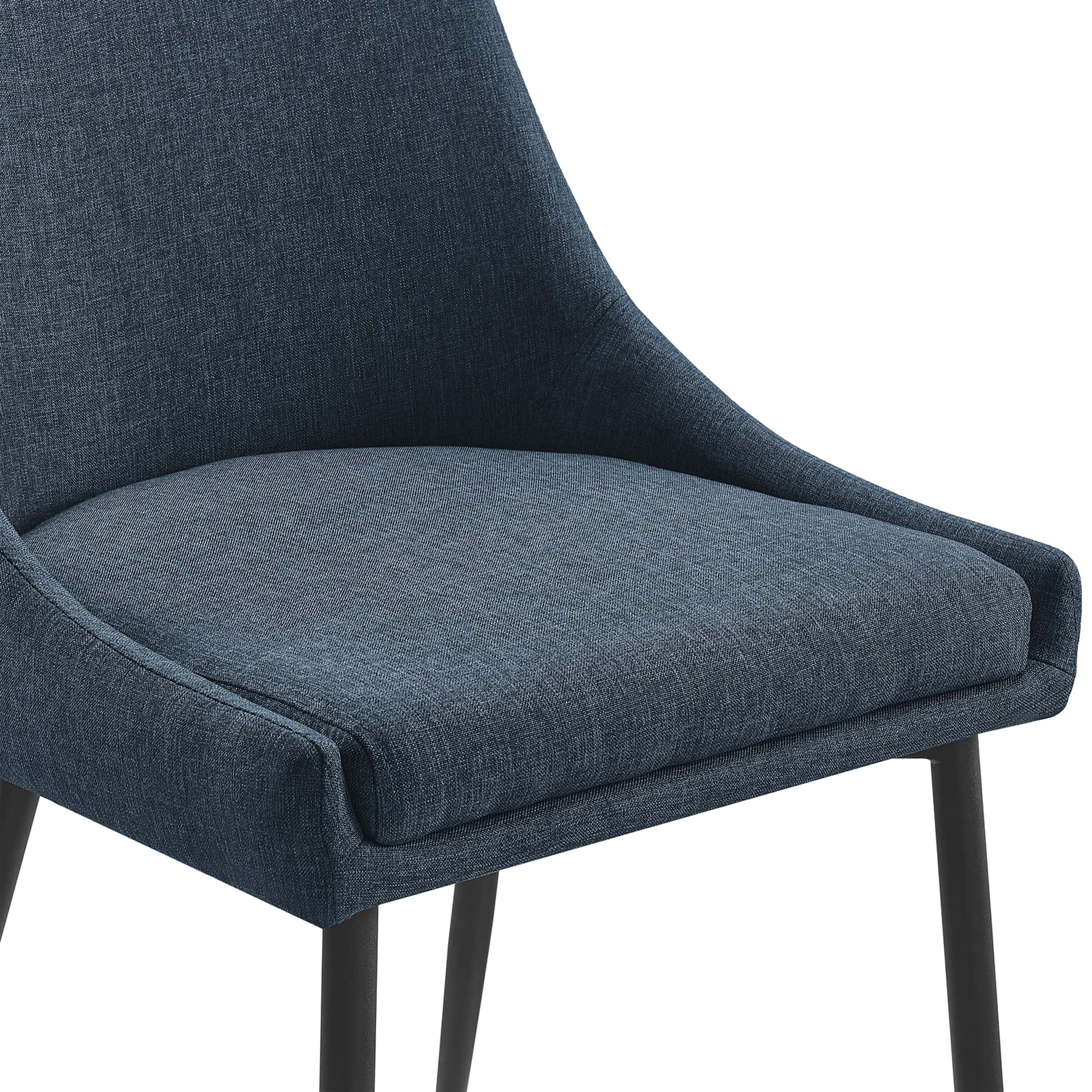 Modway Viscount Upholstered Fabric Dining Chairs Set of 2