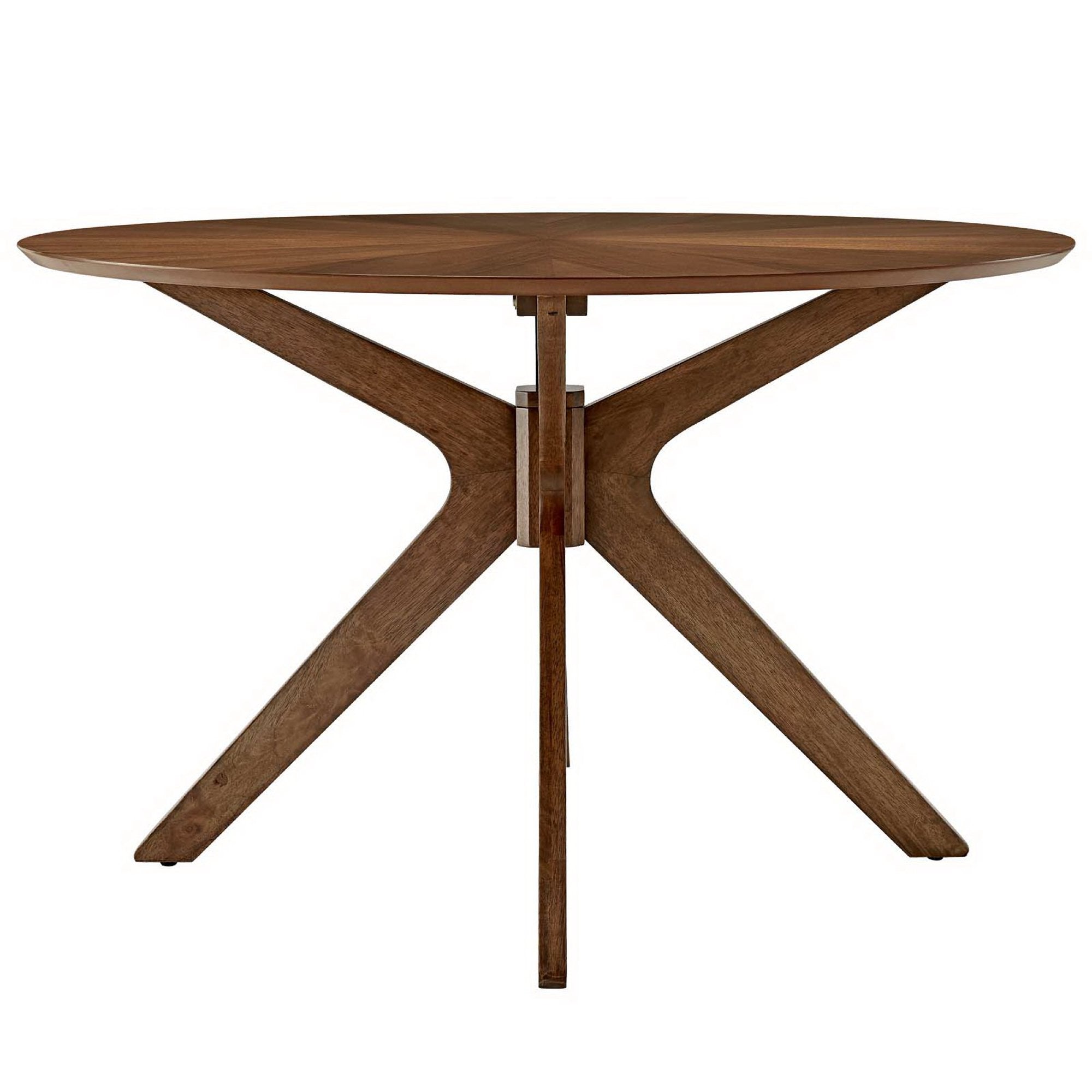 Modway Crossroads 47" Round Wood Dining Table