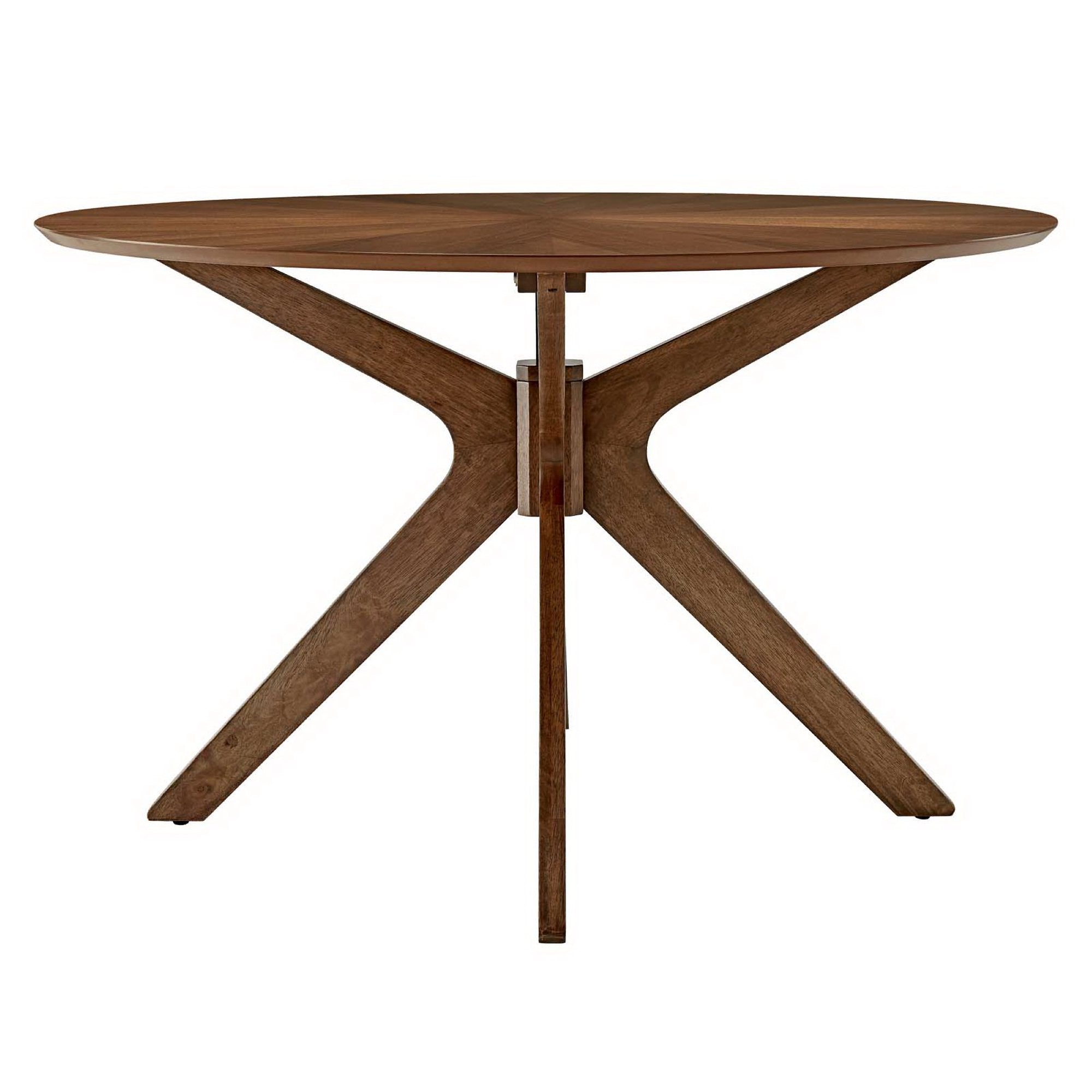 Modway Crossroads 47" Round Wood Dining Table