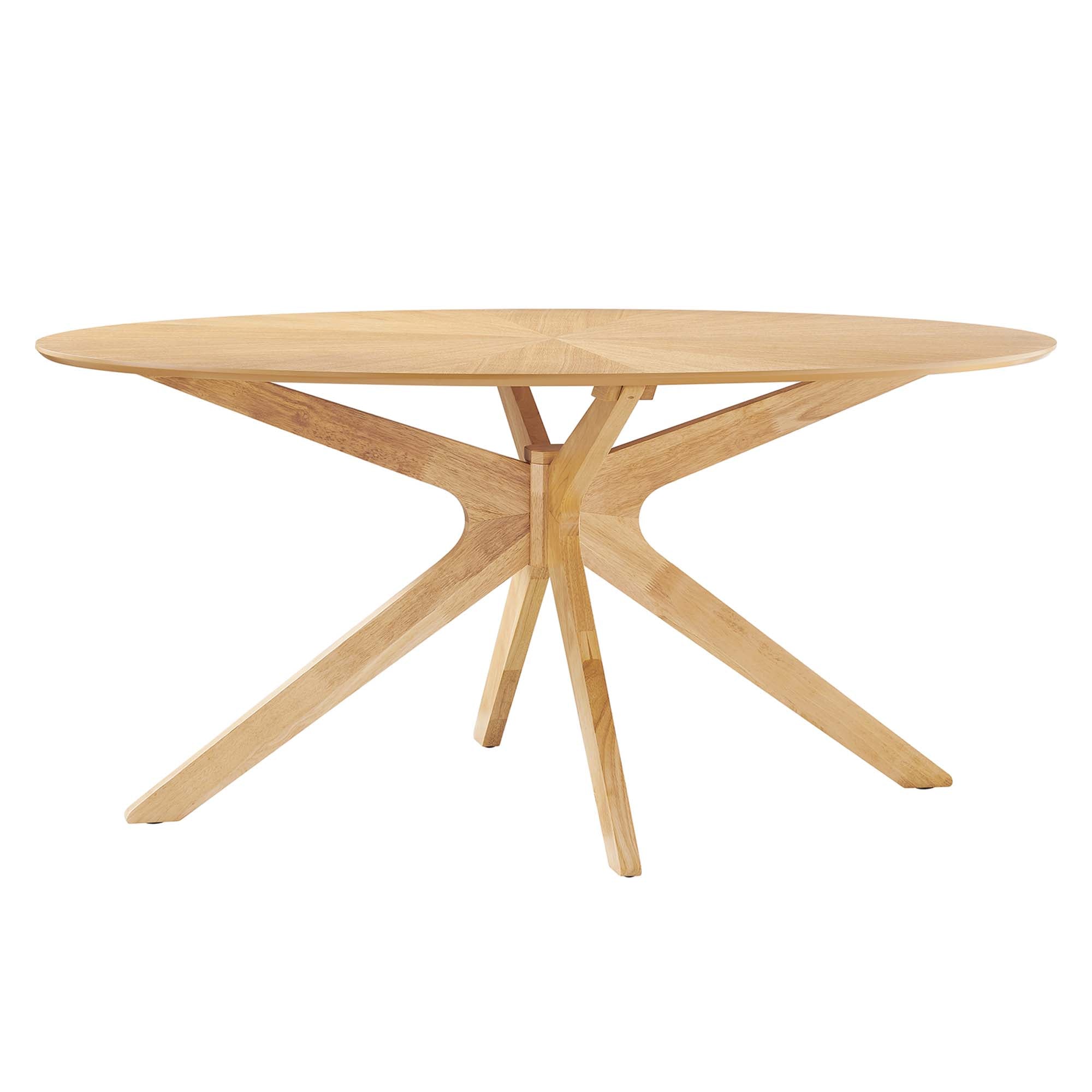 Modway Crossroads 63" Oval Wood Dining Table