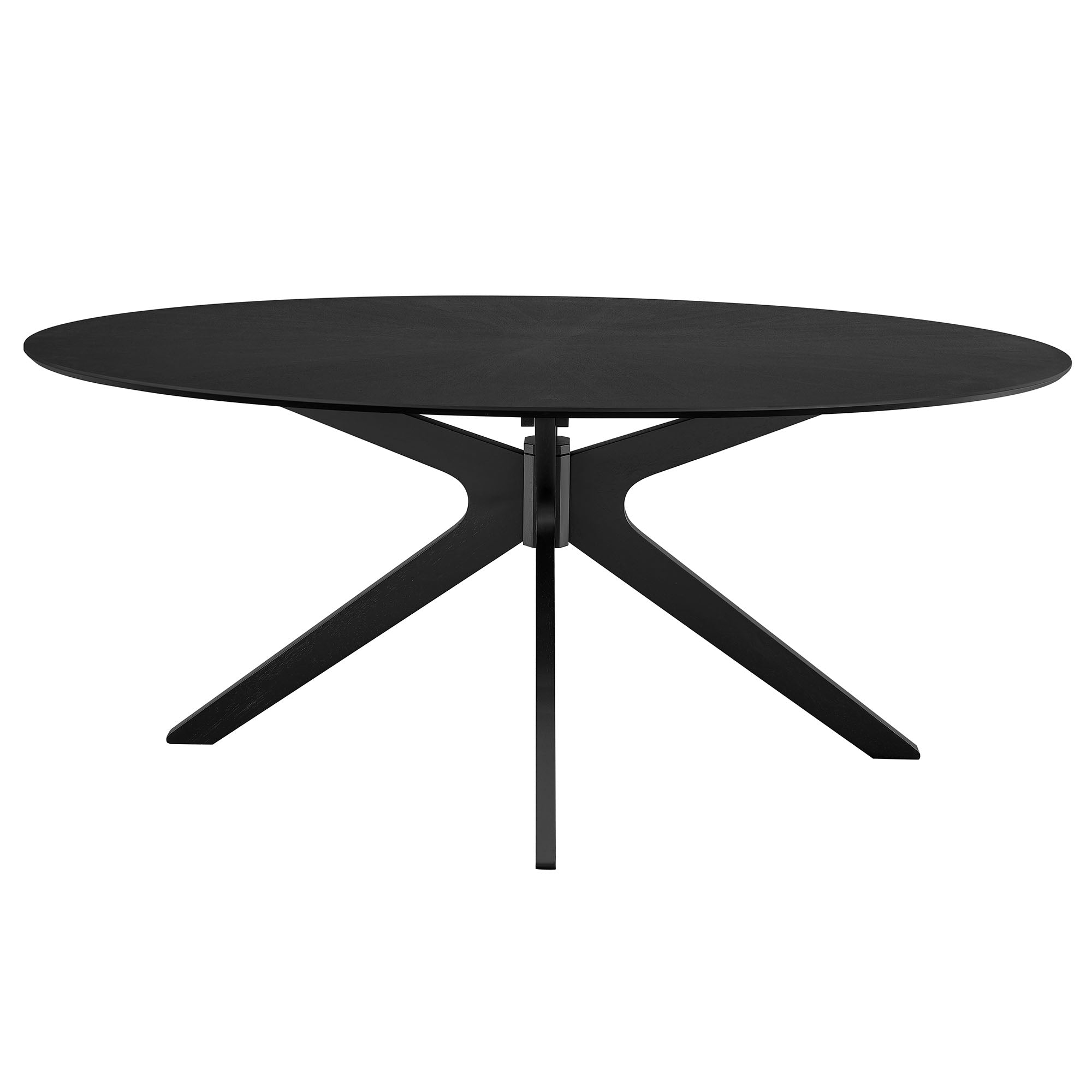 Modway Crossroads 71" Oval Wood Dining Table