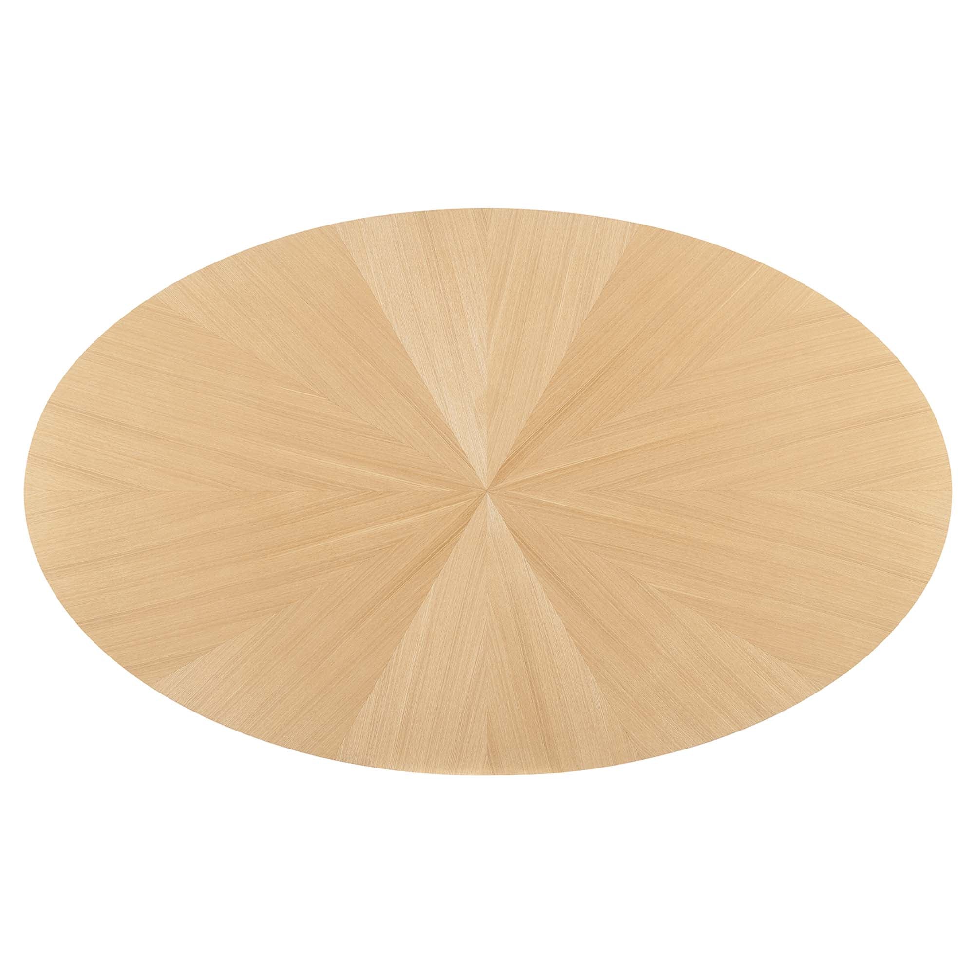 Modway Crossroads 71" Oval Wood Dining Table