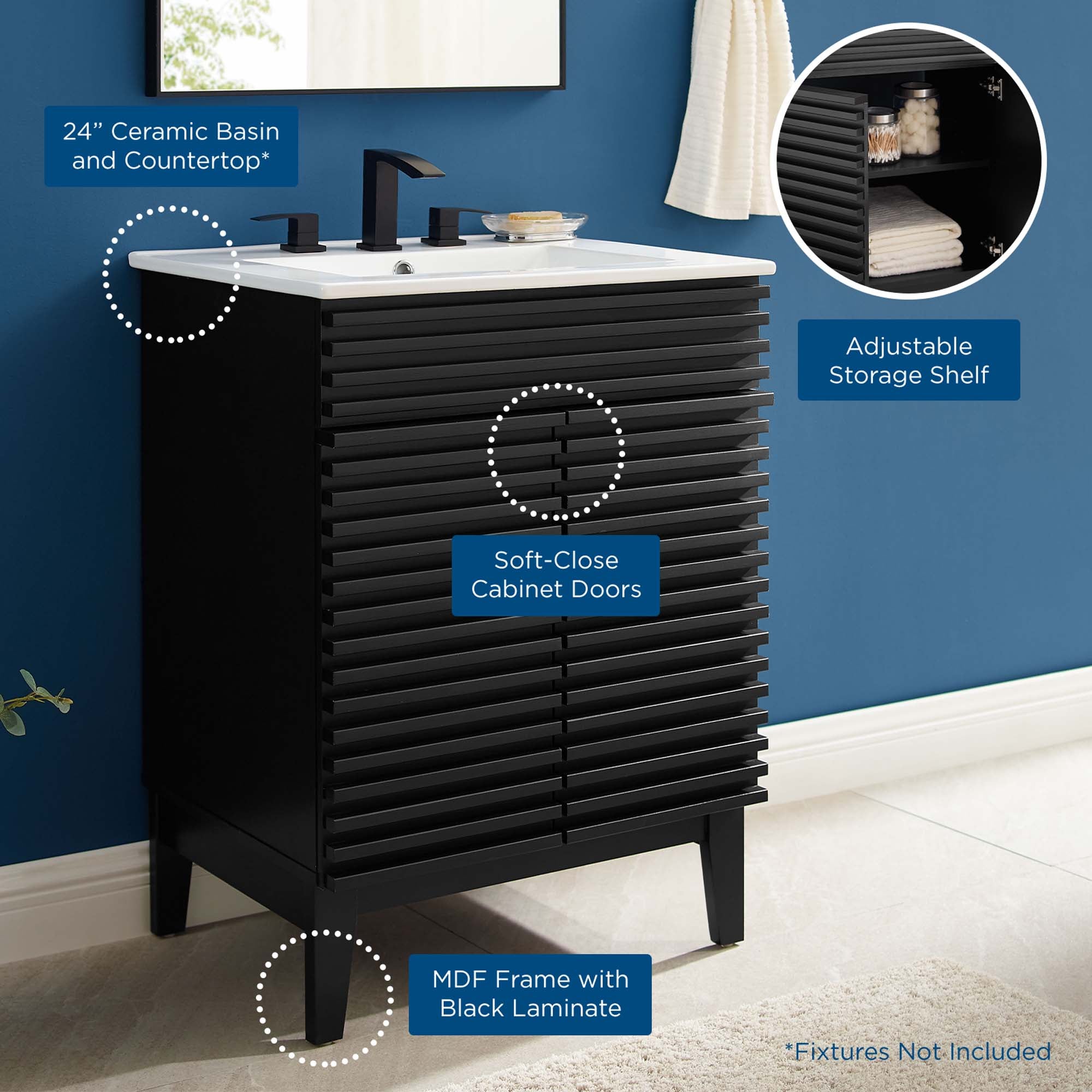 Modway Render 24" Bathroom Vanity