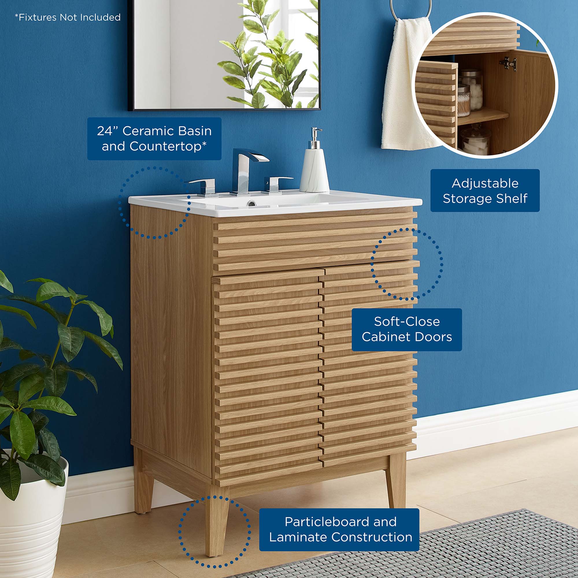 Modway Render 24" Bathroom Vanity