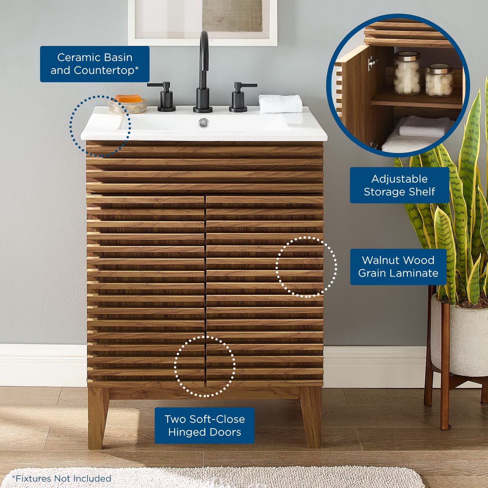 Modway Render 24" Bathroom Vanity