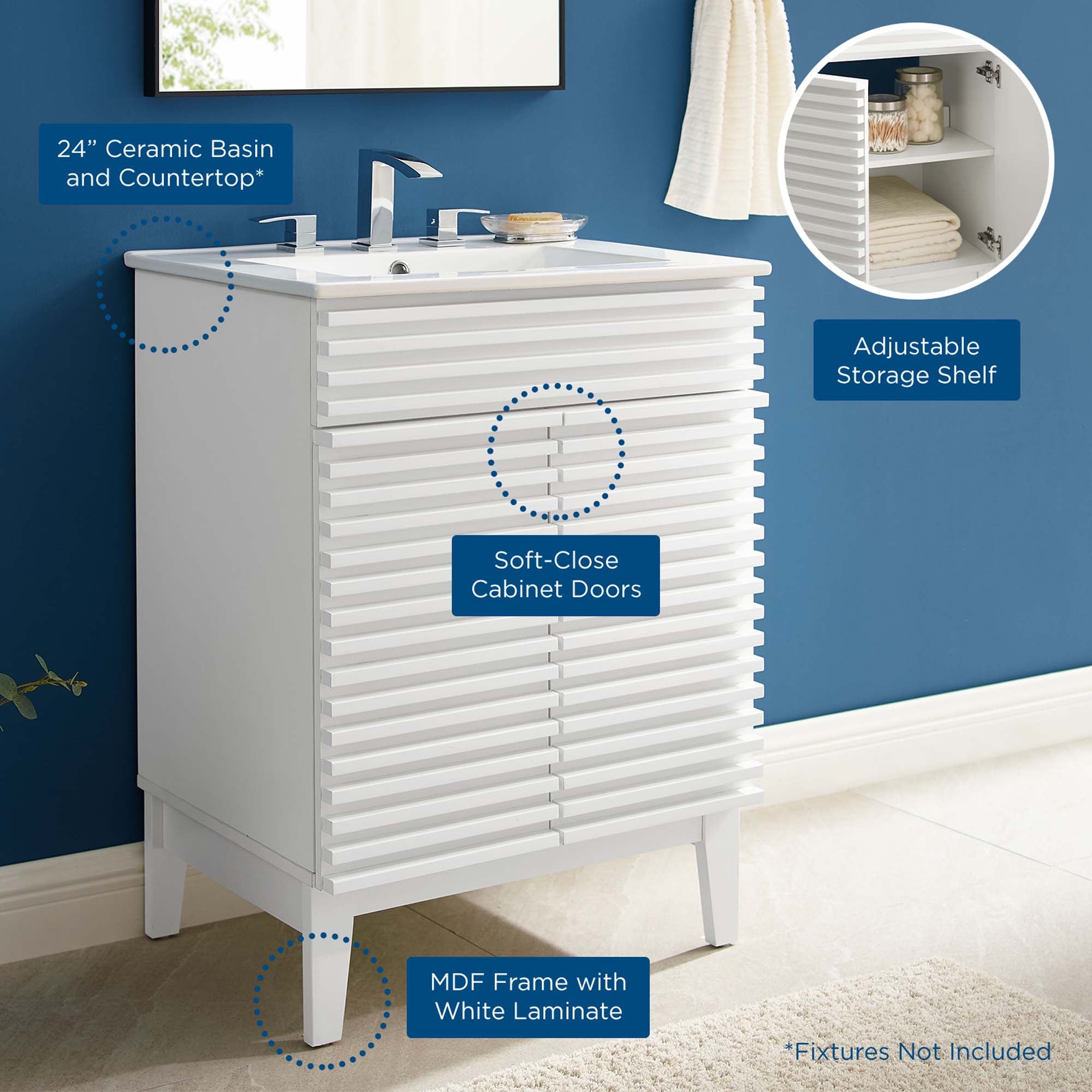 Modway Render 24" Bathroom Vanity