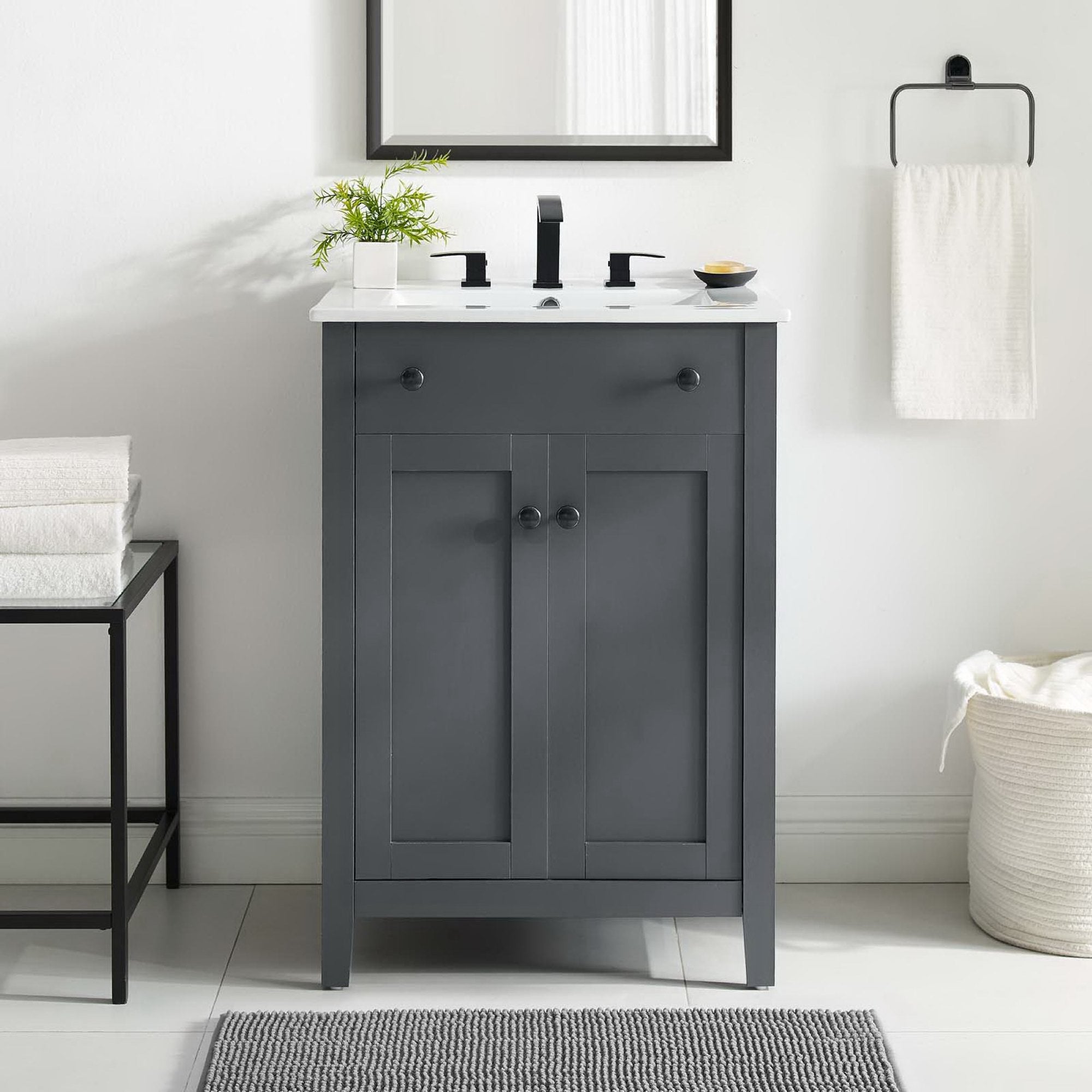 Modway Nantucket 24" Bathroom Vanity Cabinet (Sink Basin Not Included)