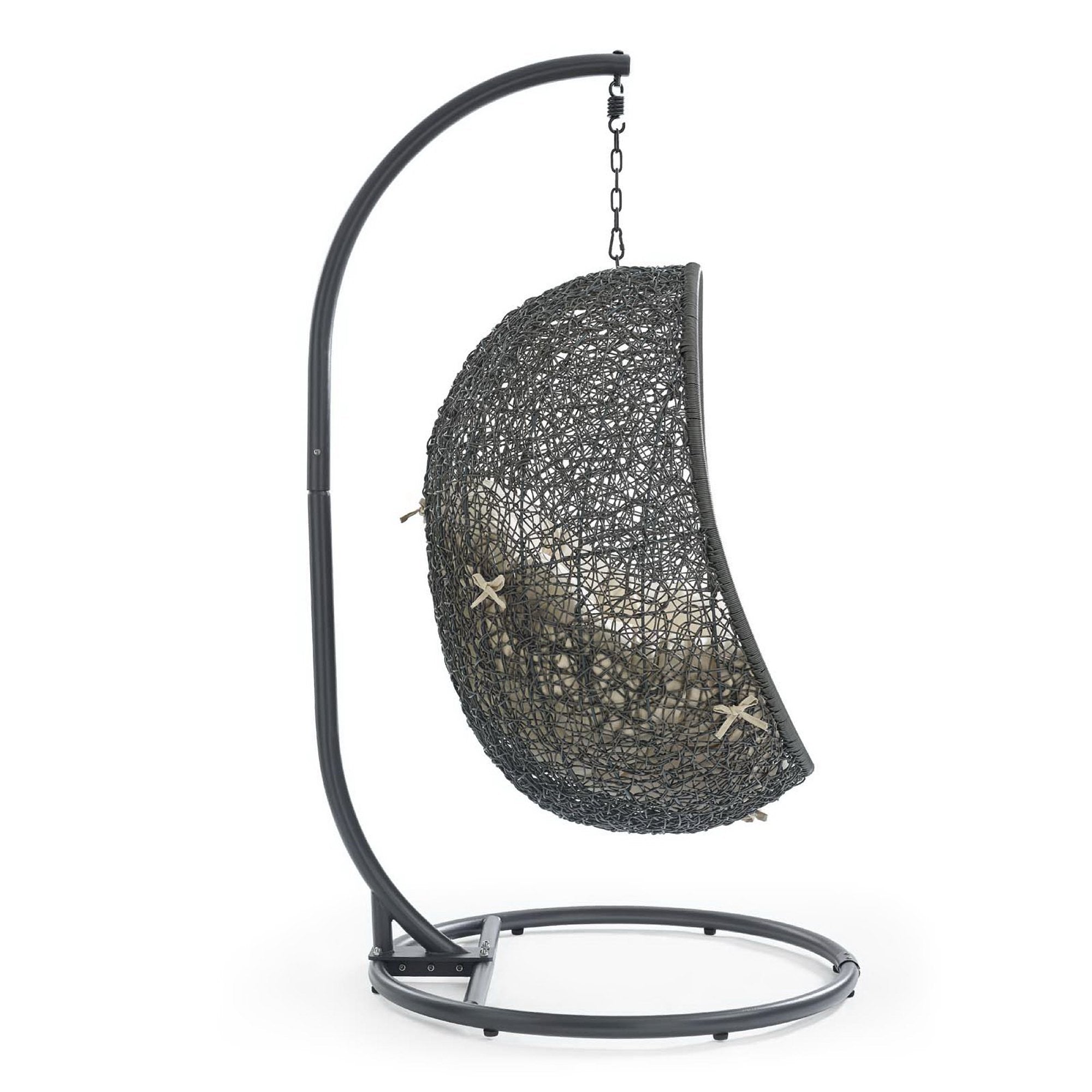 Modway Hide Outdoor Patio Sunbrella® Swing Chair With Stand
