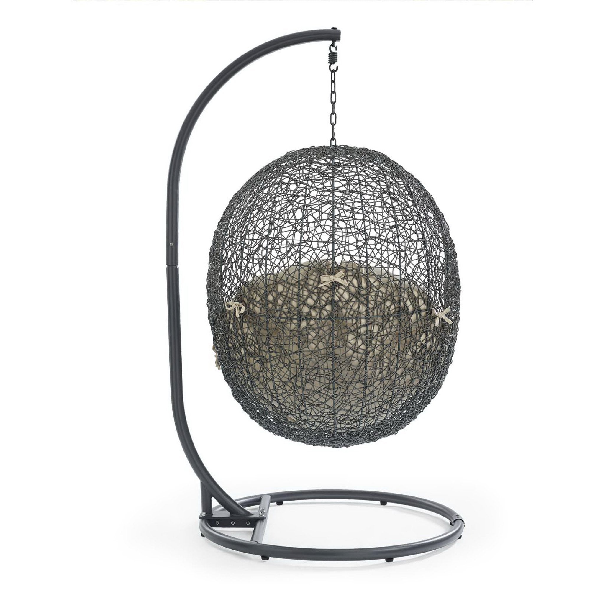 Modway Hide Outdoor Patio Sunbrella® Swing Chair With Stand