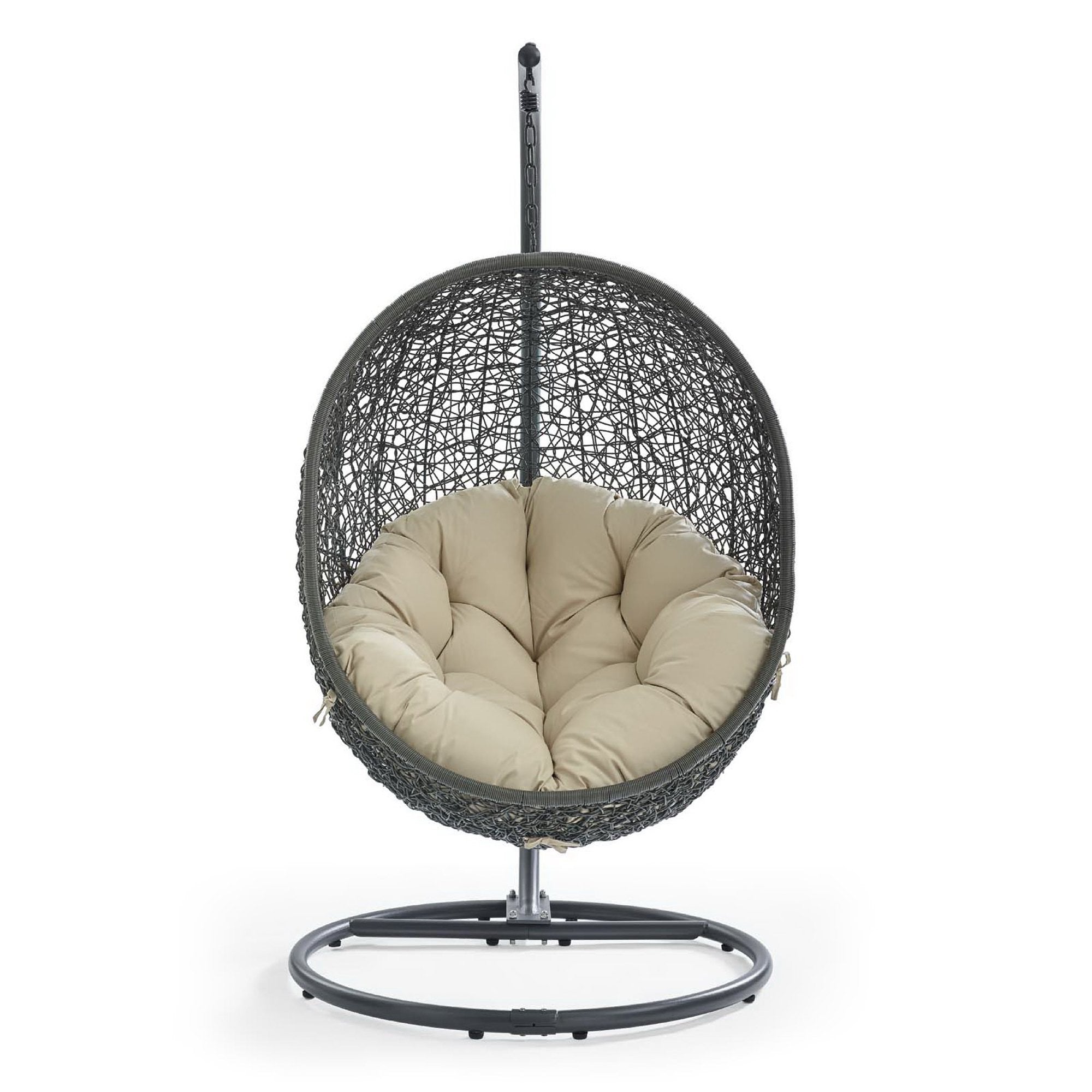 Modway Hide Outdoor Patio Sunbrella® Swing Chair With Stand
