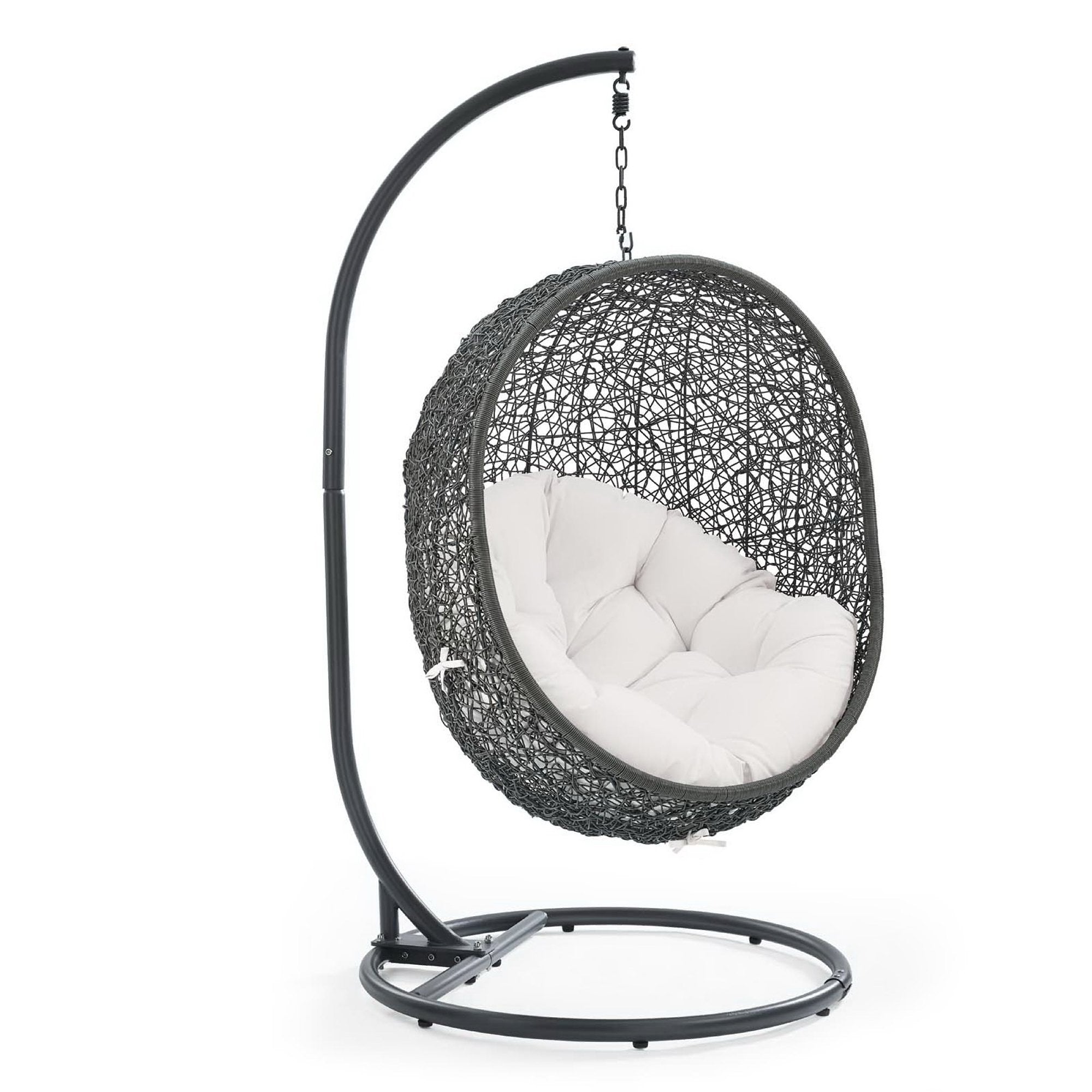 Modway Hide Outdoor Patio Sunbrella® Swing Chair With Stand