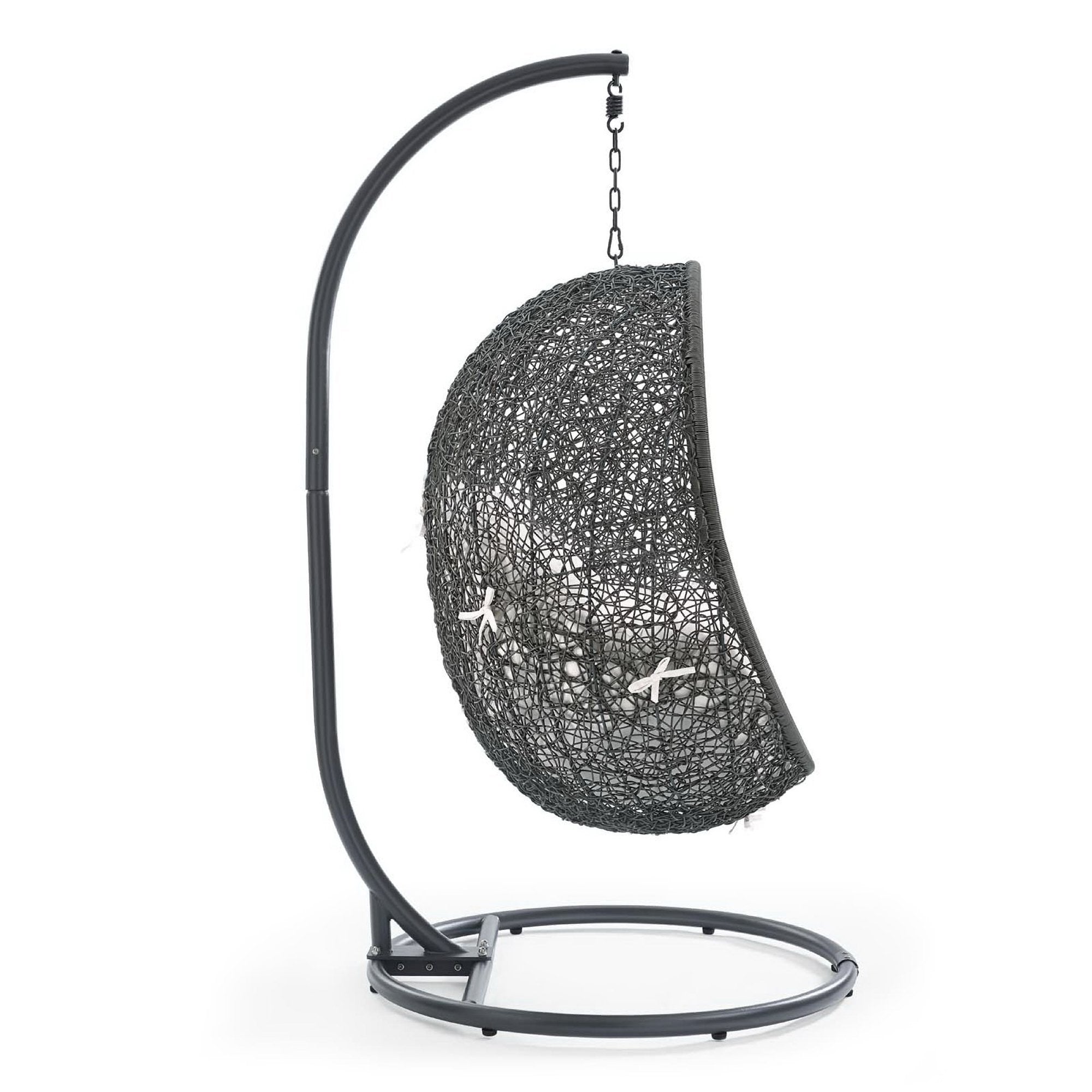 Modway Hide Outdoor Patio Sunbrella® Swing Chair With Stand
