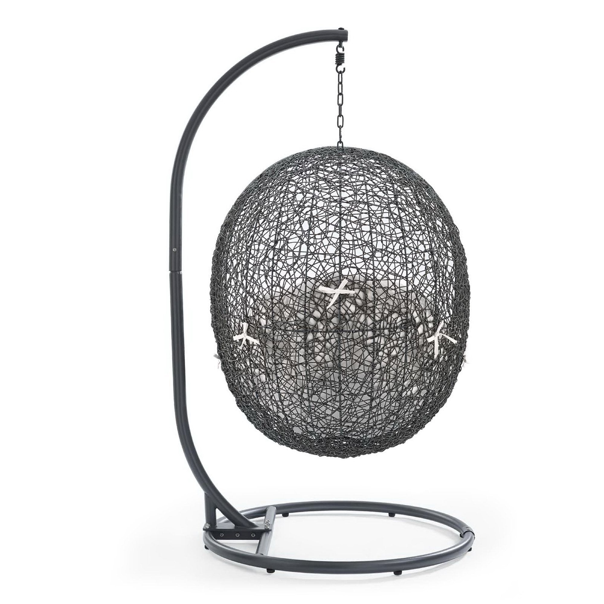 Modway Hide Outdoor Patio Sunbrella® Swing Chair With Stand