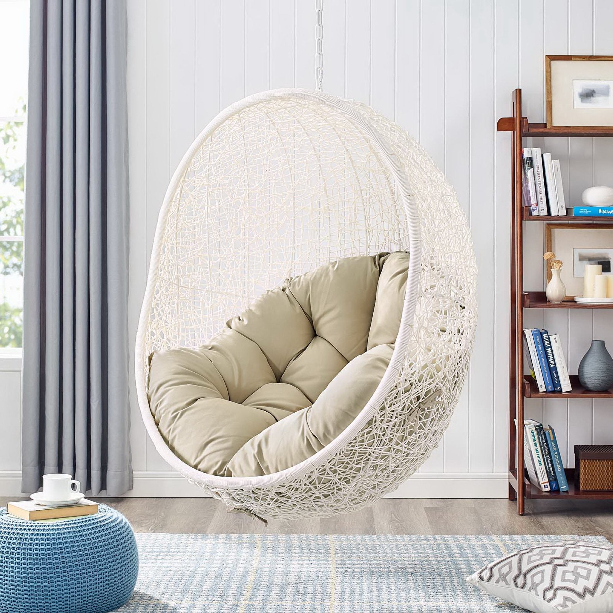 Modway Hide Outdoor Patio Sunbrella® Swing Chair With Stand