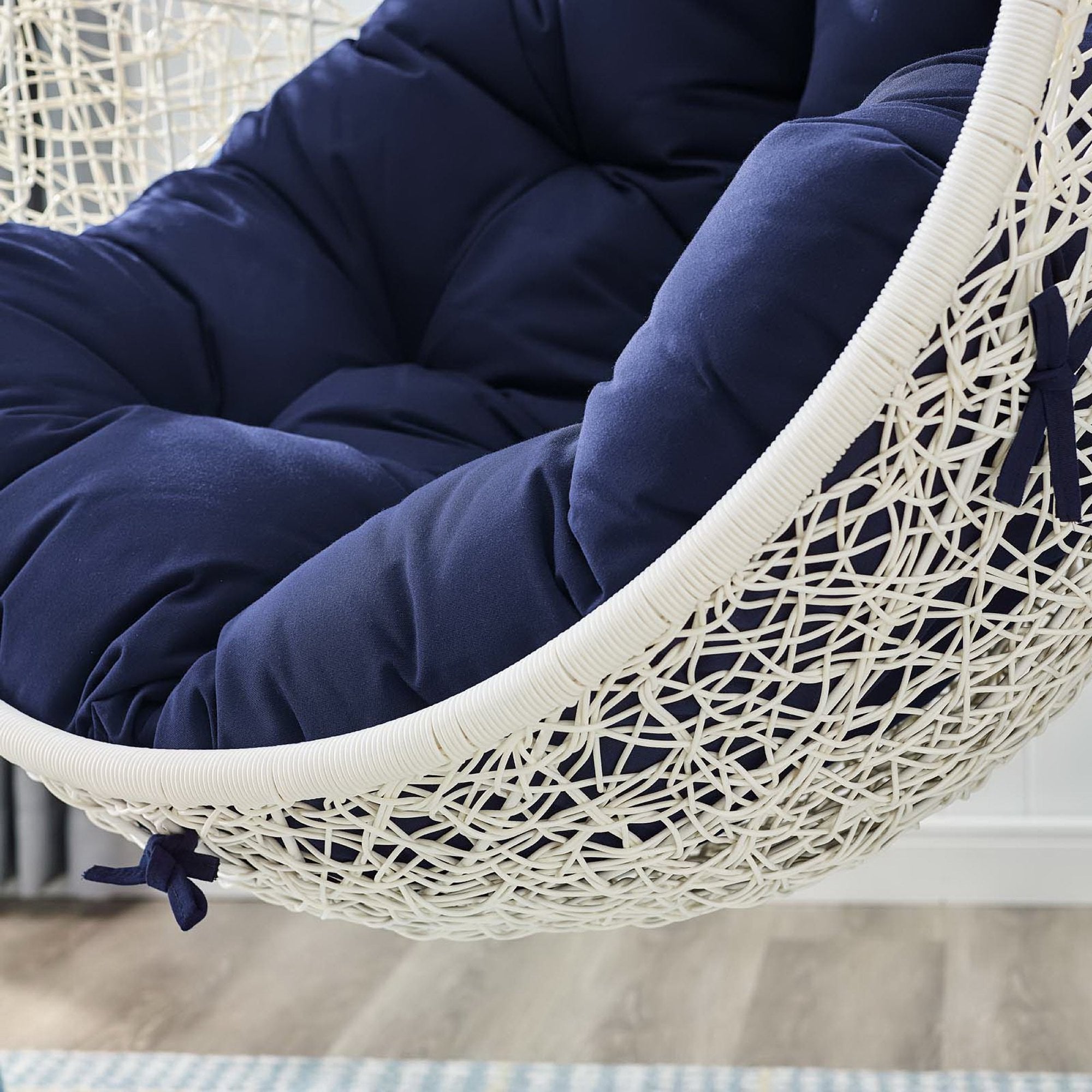 Modway Hide Outdoor Patio Sunbrella® Swing Chair With Stand