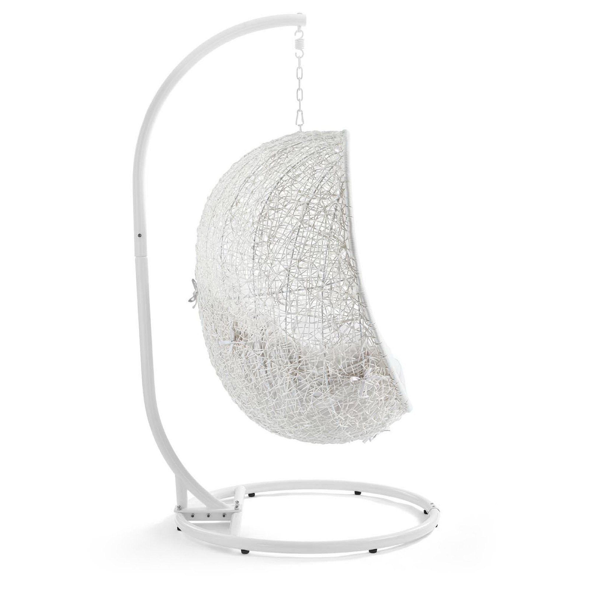 Modway Hide Outdoor Patio Sunbrella® Swing Chair With Stand