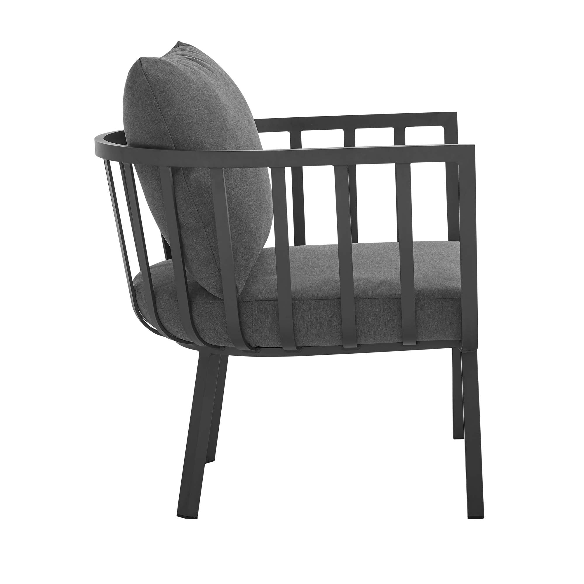 Modway Riverside Outdoor Patio Aluminum Armchair Set of 2