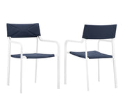 Modway Raleigh Outdoor Patio Aluminum Armchair Set of 2