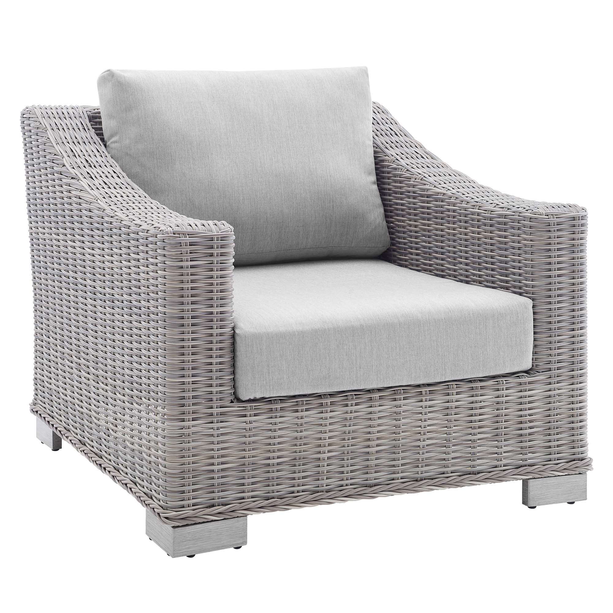 Modway Conway Sunbrella® Outdoor Patio Wicker Rattan Armchair