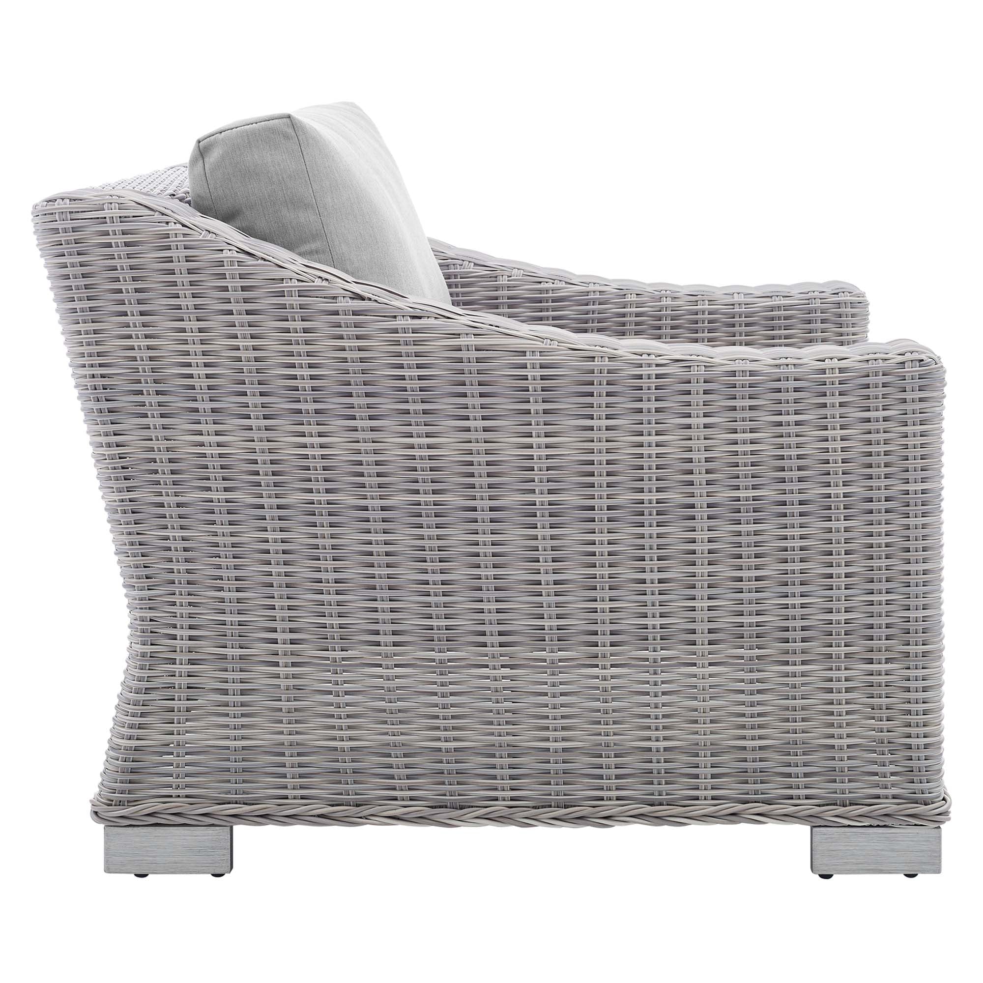 Modway Conway Sunbrella® Outdoor Patio Wicker Rattan Armchair