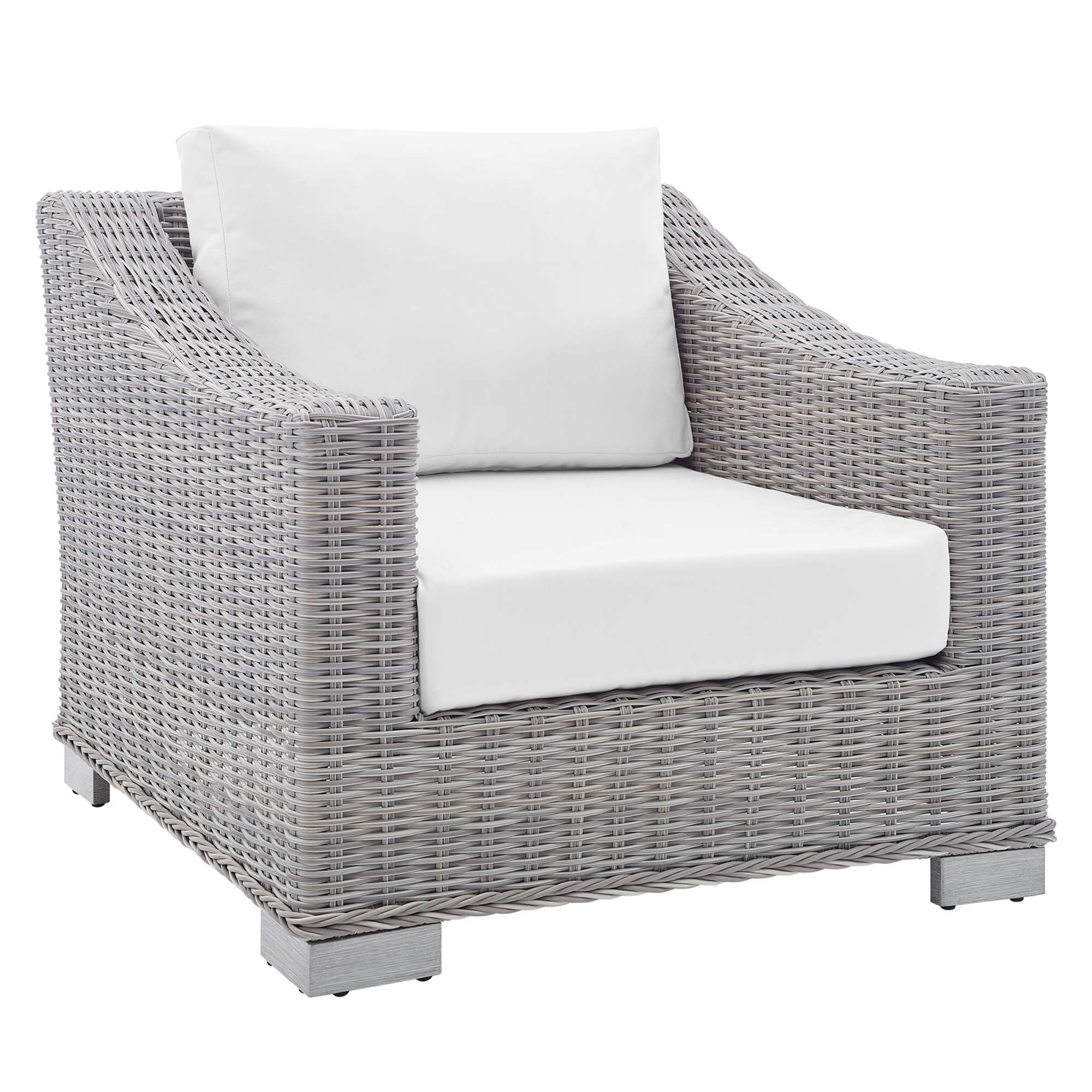 Modway Conway Sunbrella® Outdoor Patio Wicker Rattan Armchair