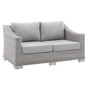 Modway Conway Sunbrella® Outdoor Patio Wicker Rattan Loveseat